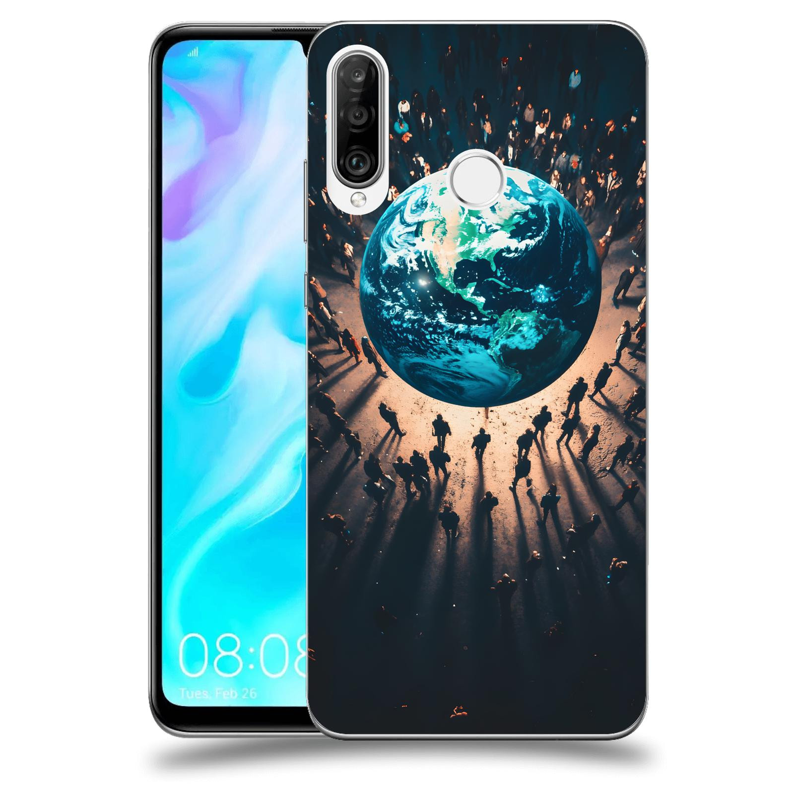 ACOVER Kryt na mobil Huawei P30 Lite - People around the Earth