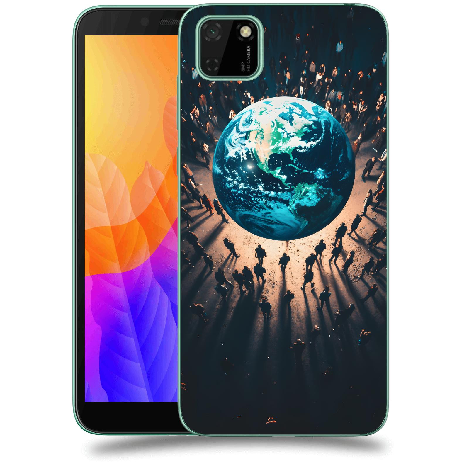 ACOVER Kryt na mobil Huawei Y5P - People around the Earth