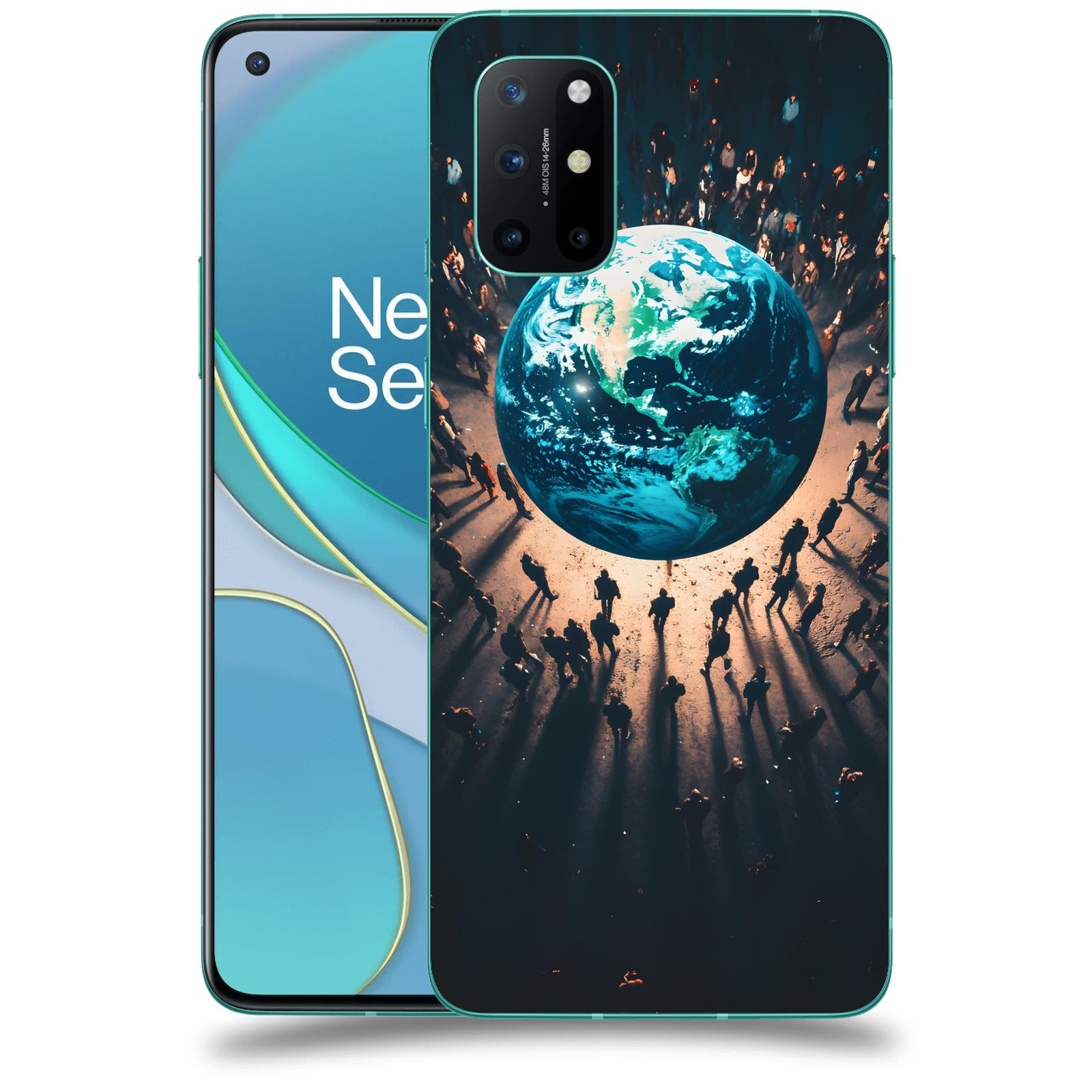 ACOVER Kryt na mobil OnePlus 8T - People around the Earth