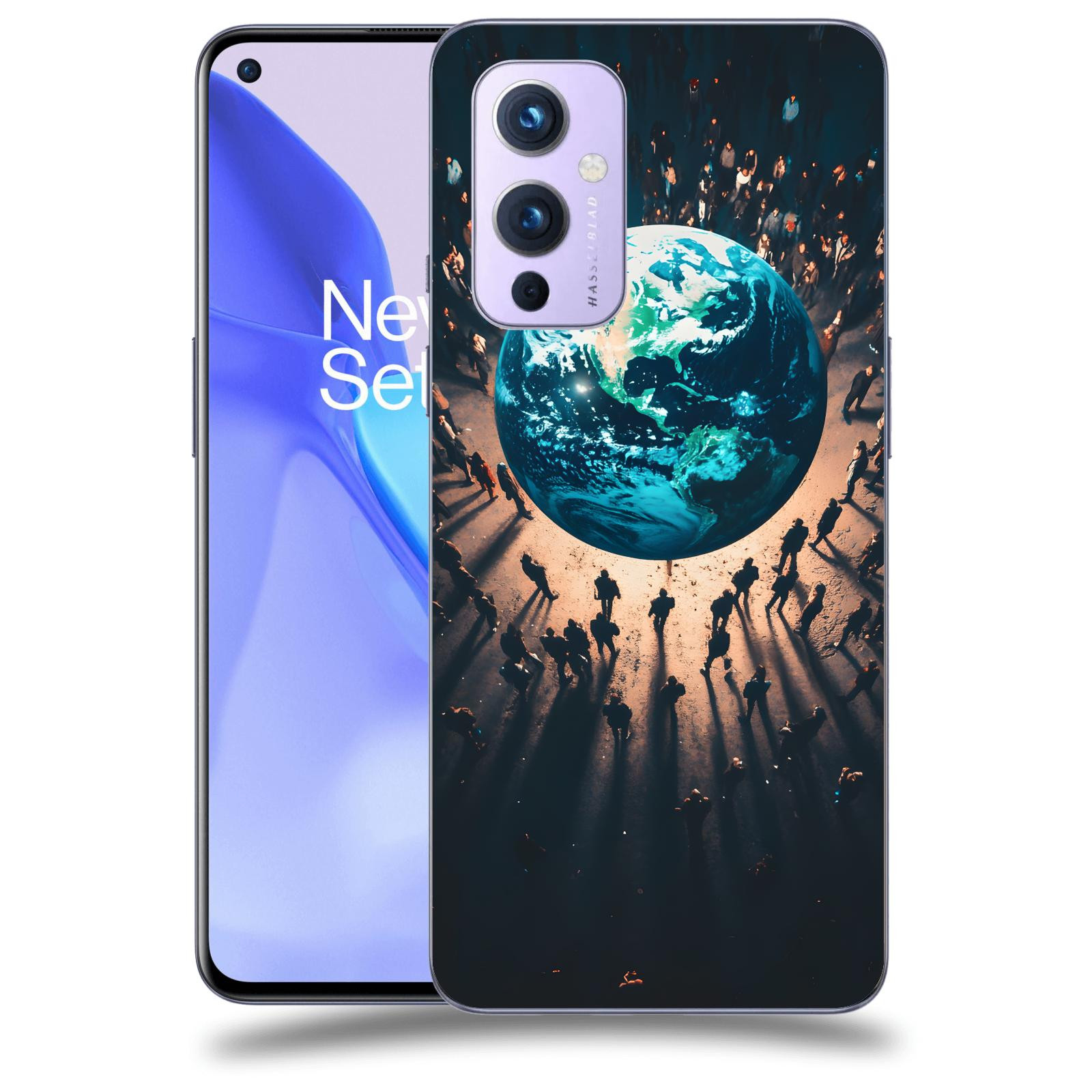 ACOVER Kryt na mobil OnePlus 9 - People around the Earth