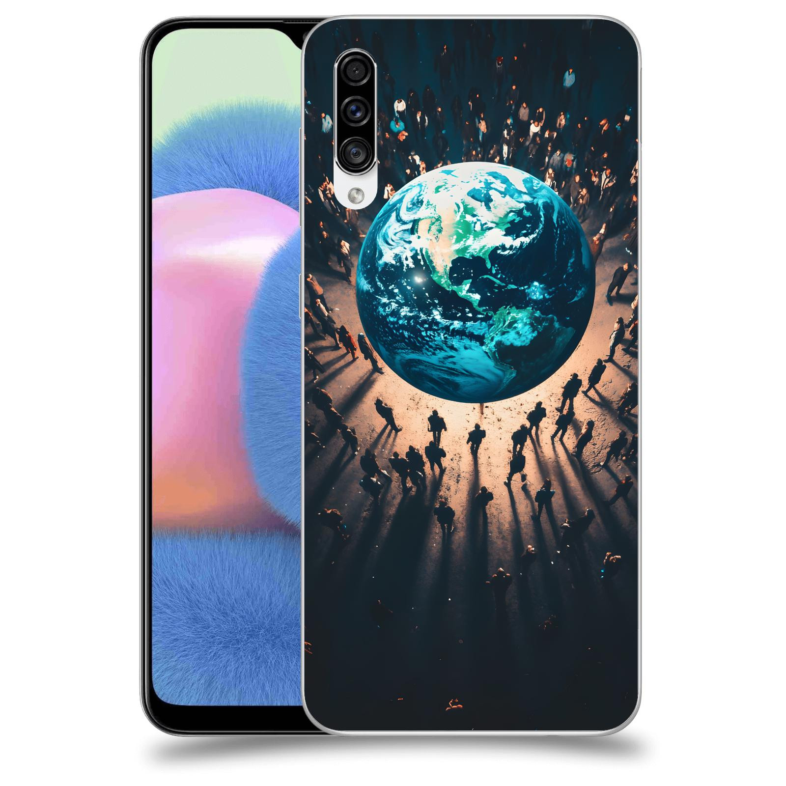 ACOVER Kryt na mobil Samsung Galaxy A30s A307F - People around the Earth