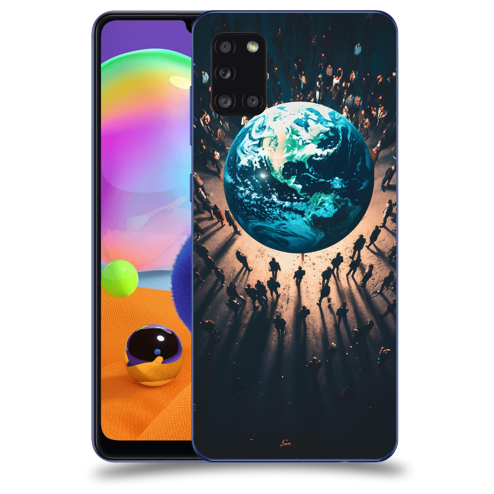 ACOVER Kryt na mobil Samsung Galaxy A31 A315F - People around the Earth