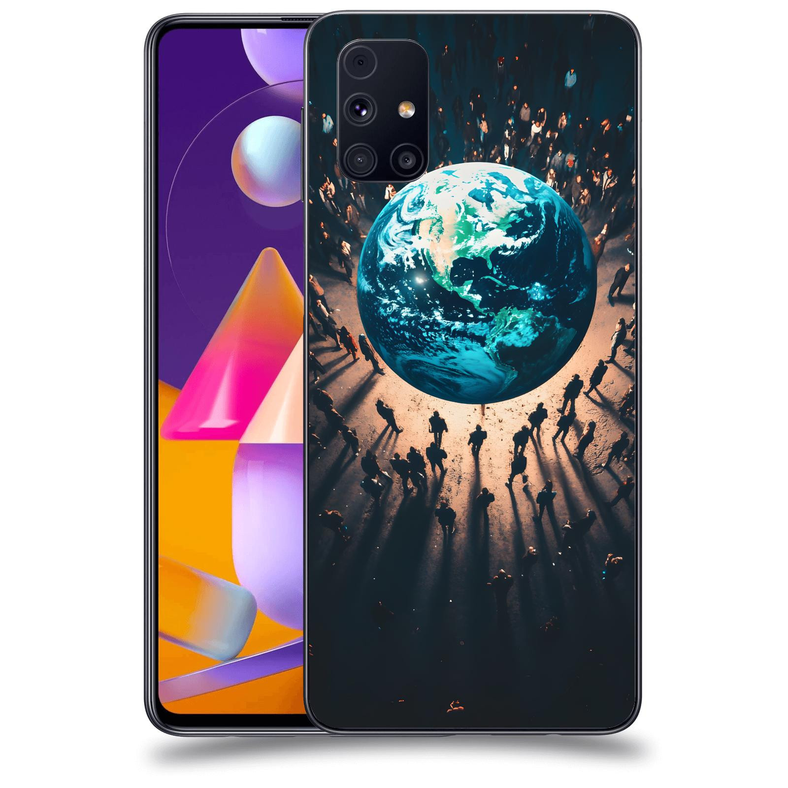 ACOVER Kryt na mobil Samsung Galaxy M31s - People around the Earth