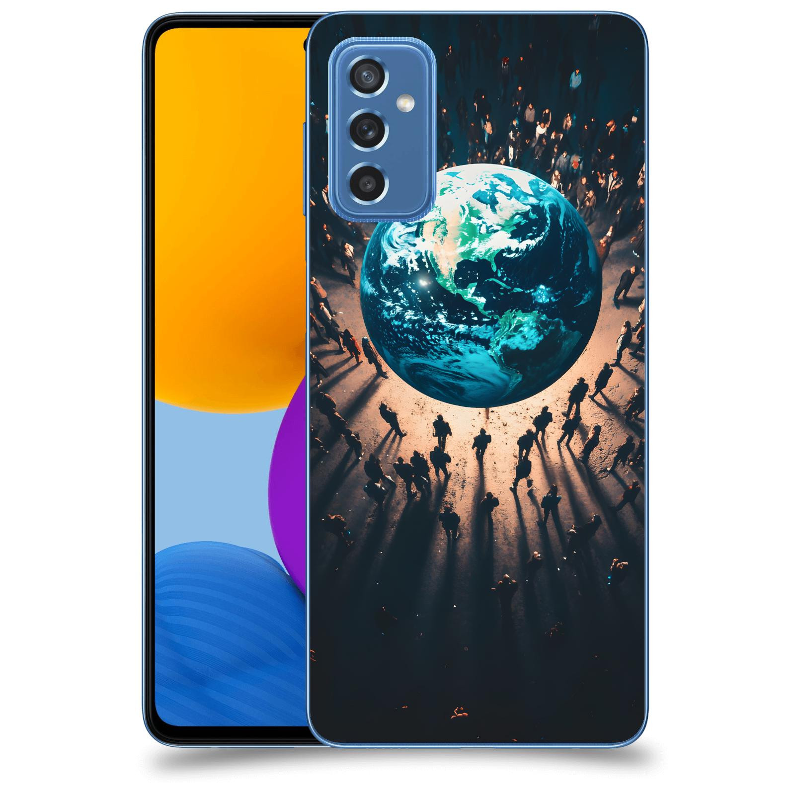 ACOVER Kryt na mobil Samsung Galaxy M52 5G - People around the Earth