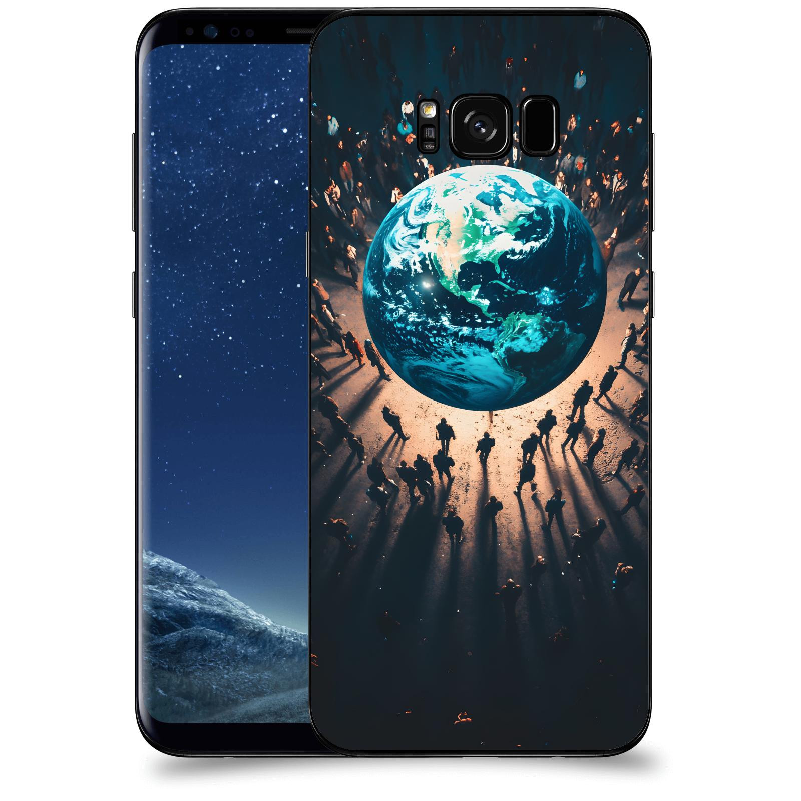 ACOVER Kryt na mobil Samsung Galaxy S8+ G955F - People around the Earth
