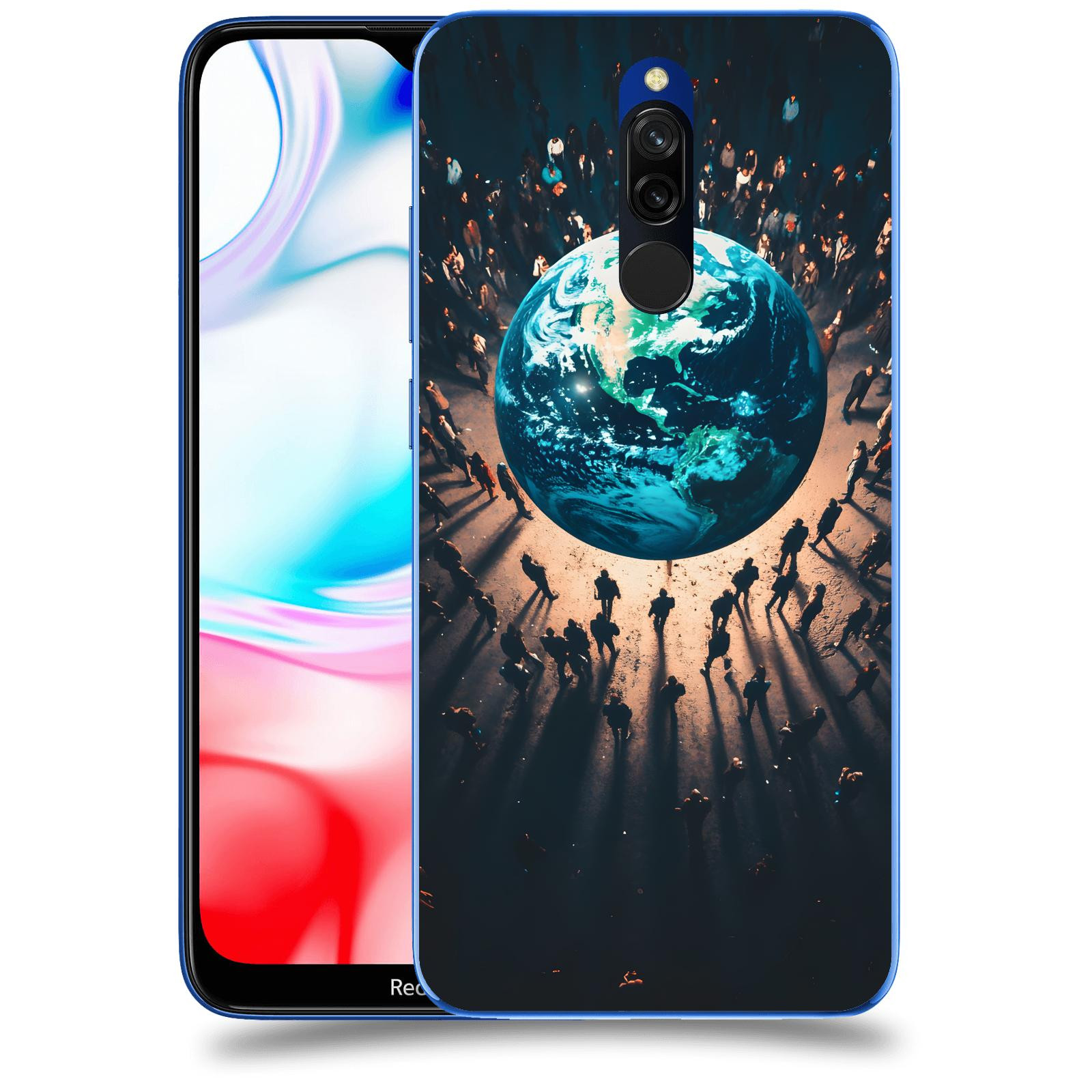 ACOVER Kryt na mobil Xiaomi Redmi 8 - People around the Earth