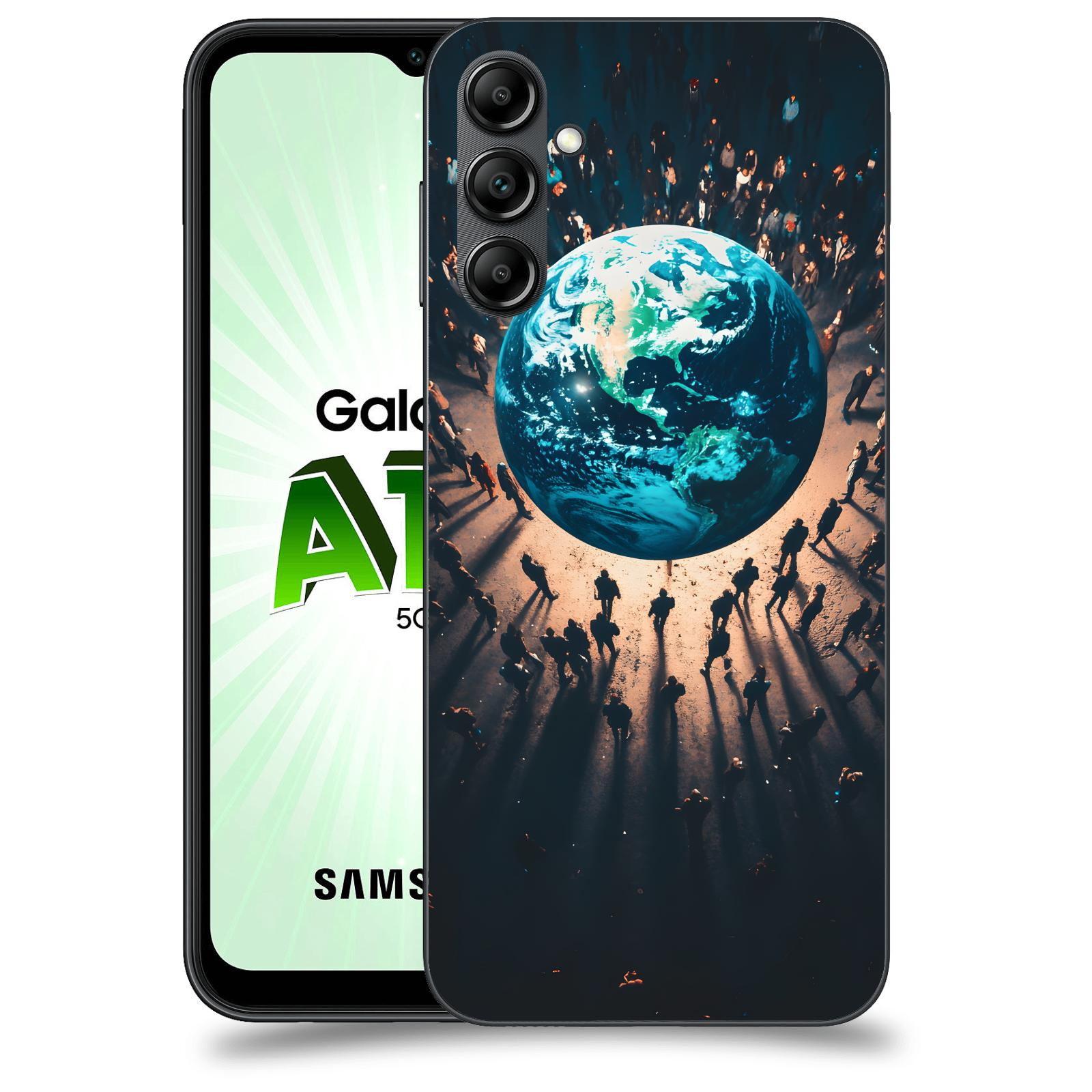 ACOVER Kryt na mobil Samsung Galaxy A14 5G - People around the Earth