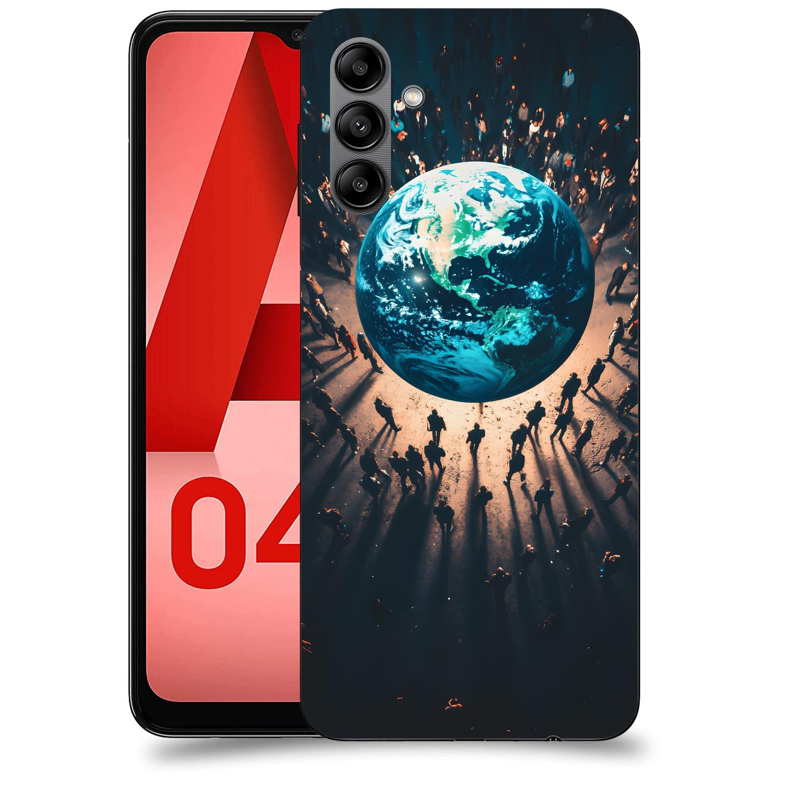 ACOVER Kryt na mobil Samsung Galaxy A04s - People around the Earth