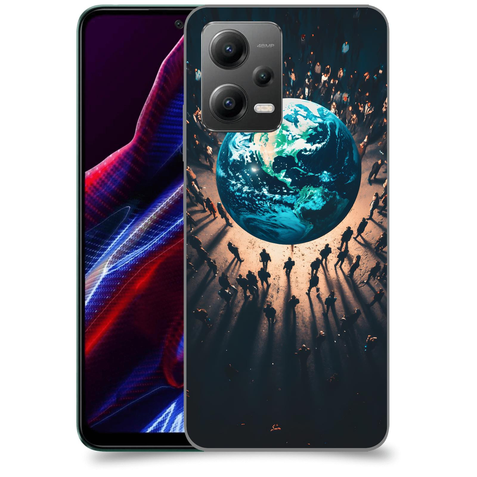 ACOVER Kryt na mobil Xiaomi Poco X5 - People around the Earth