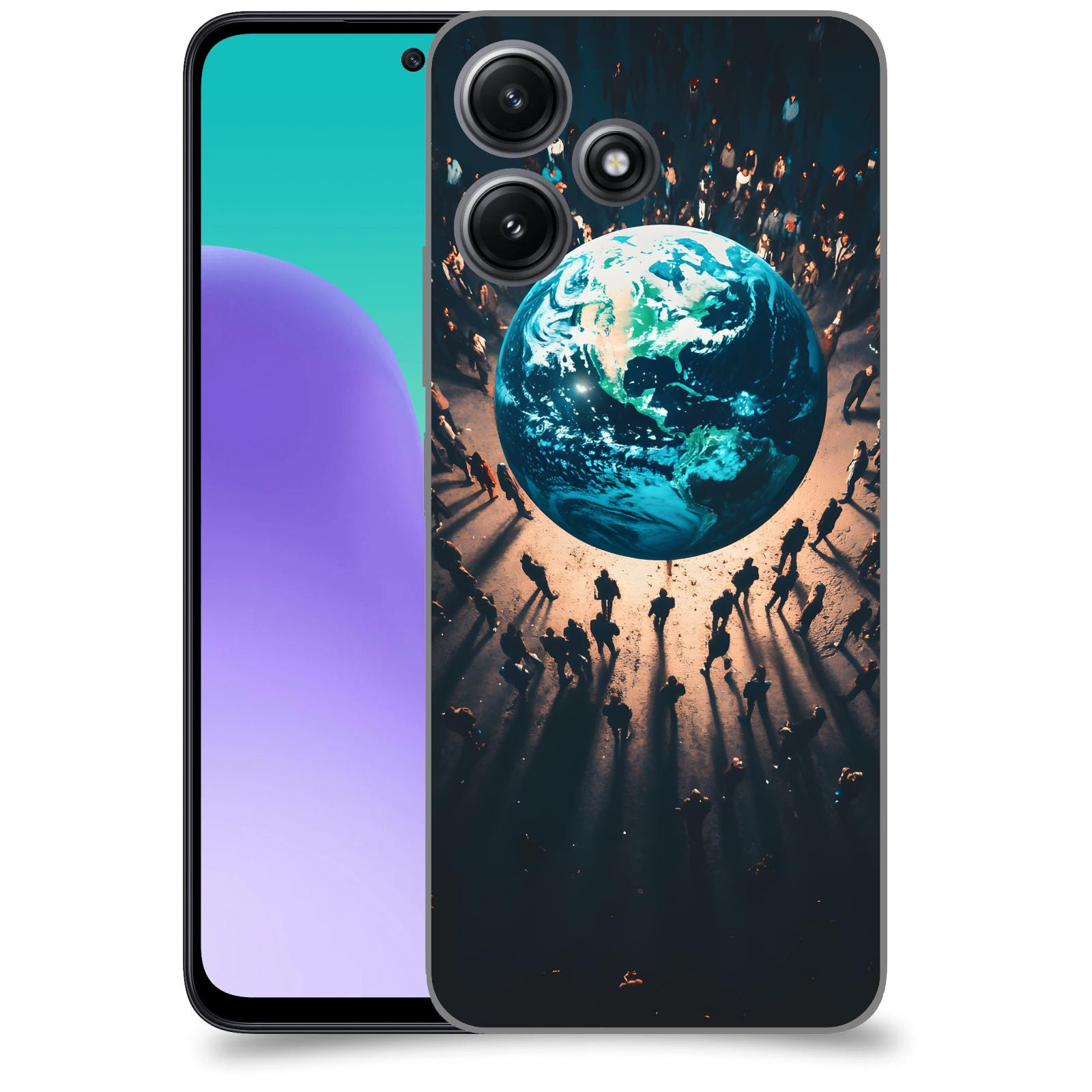 ACOVER Kryt na mobil Xiaomi Redmi 12 5G - People around the Earth