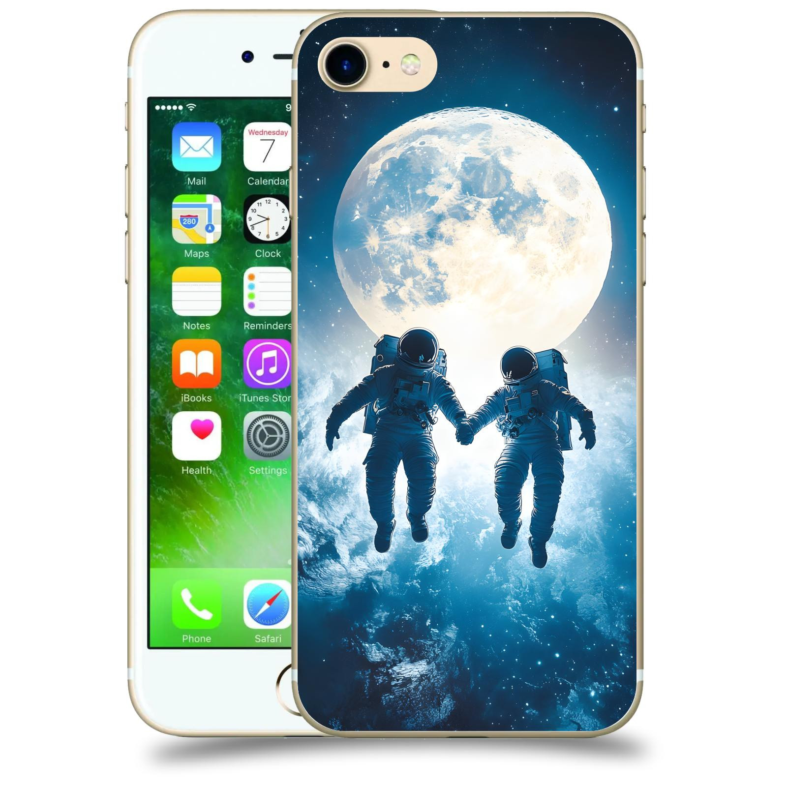 ACOVER Kryt na mobil Apple iPhone 7 - Astronauts