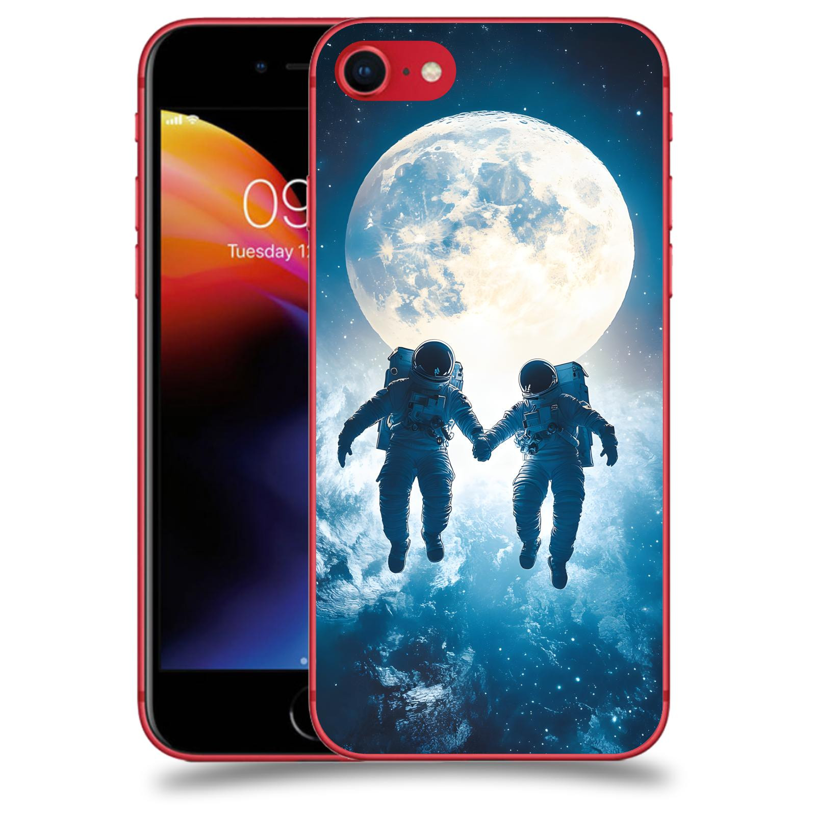 ACOVER Kryt na mobil Apple iPhone 8 - Astronauts