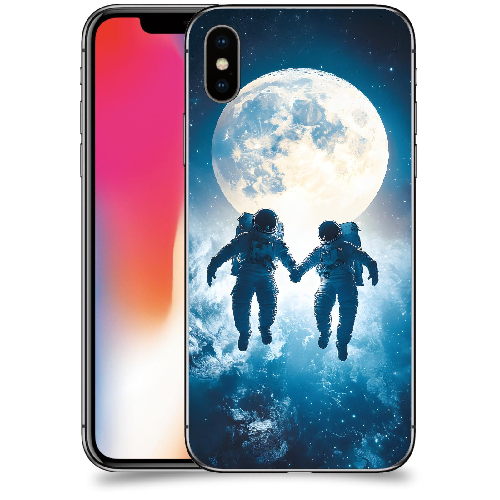ACOVER Kryt na mobil Apple iPhone X/XS - Astronauts