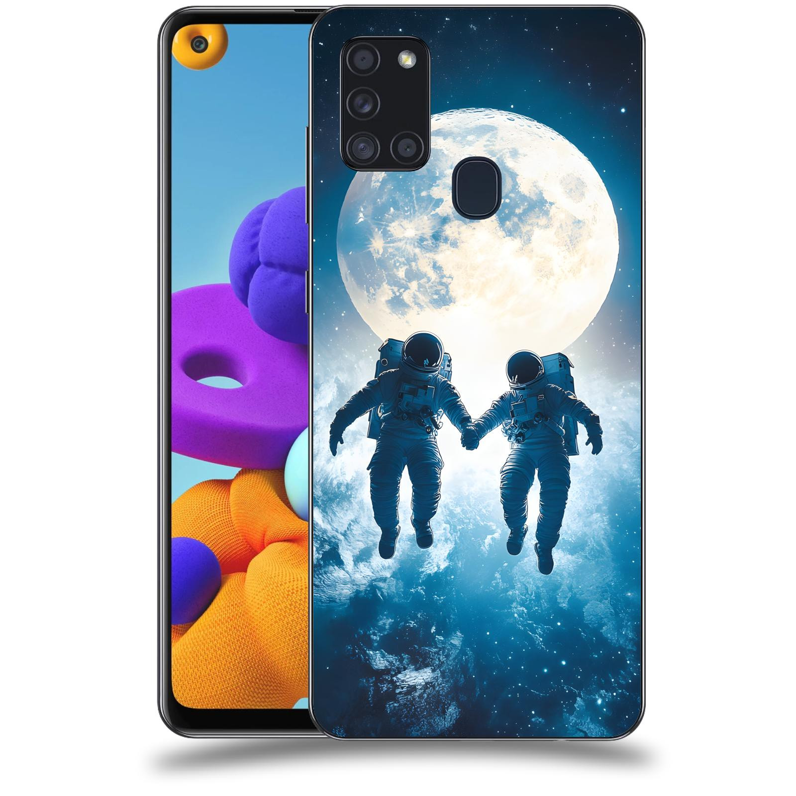 ACOVER Kryt na mobil Samsung Galaxy A21s - Astronauts