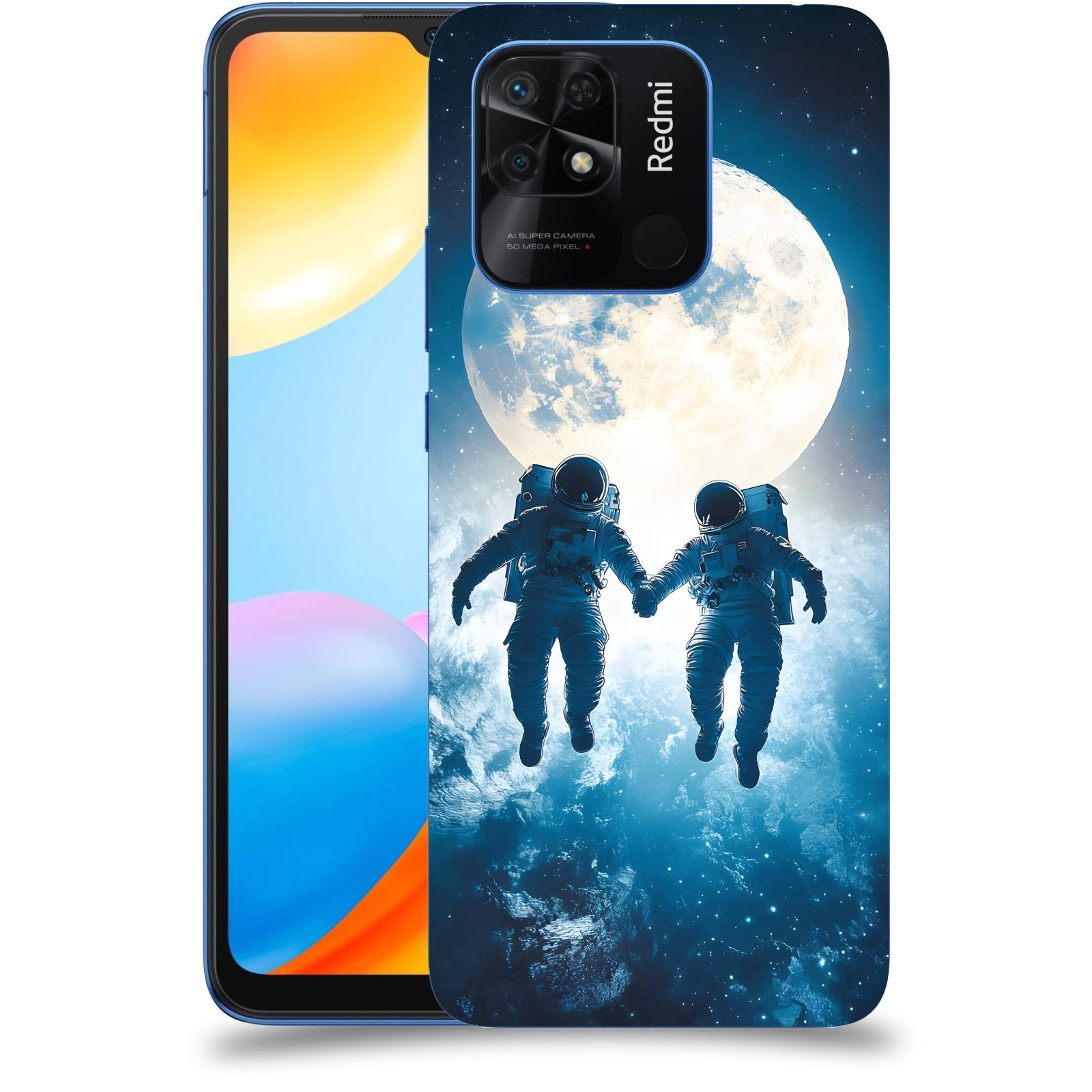 ACOVER Kryt na mobil Xiaomi Redmi 10C - Astronauts