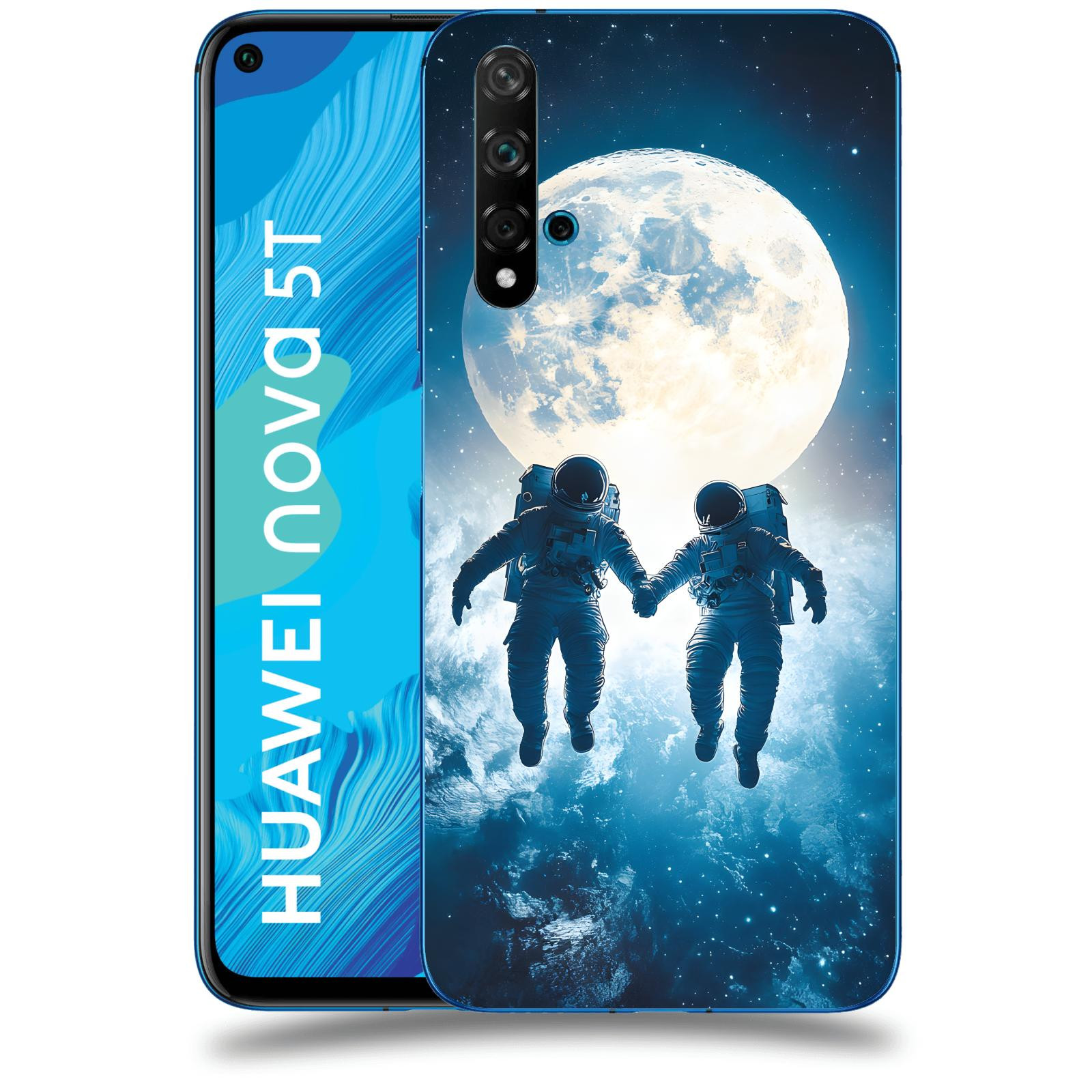 ACOVER Kryt na mobil Huawei Nova 5T - Astronauts