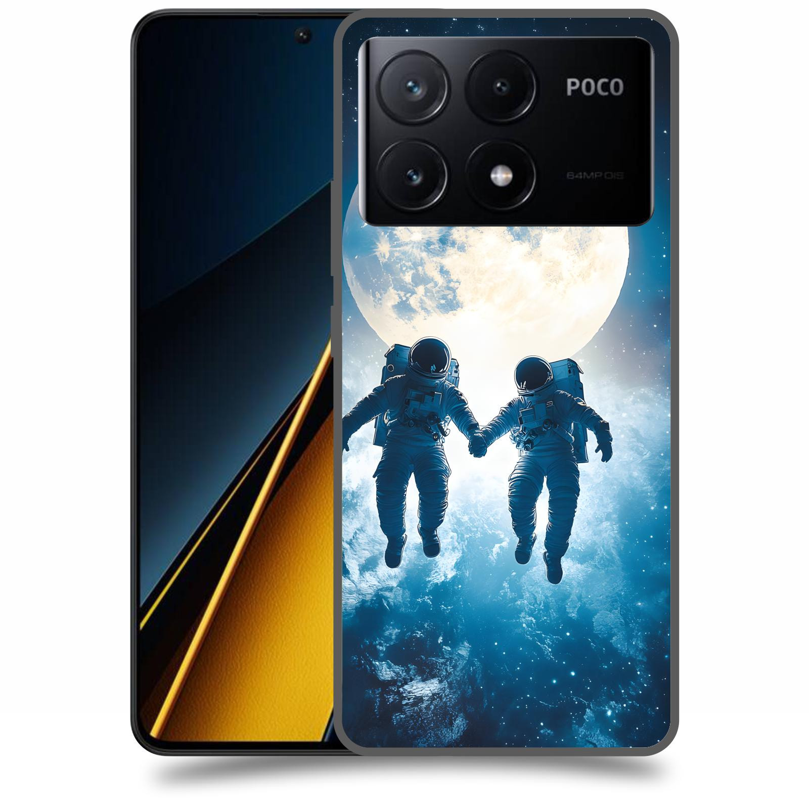 ACOVER Kryt na mobil Poco X6 Pro 5G - Astronauts