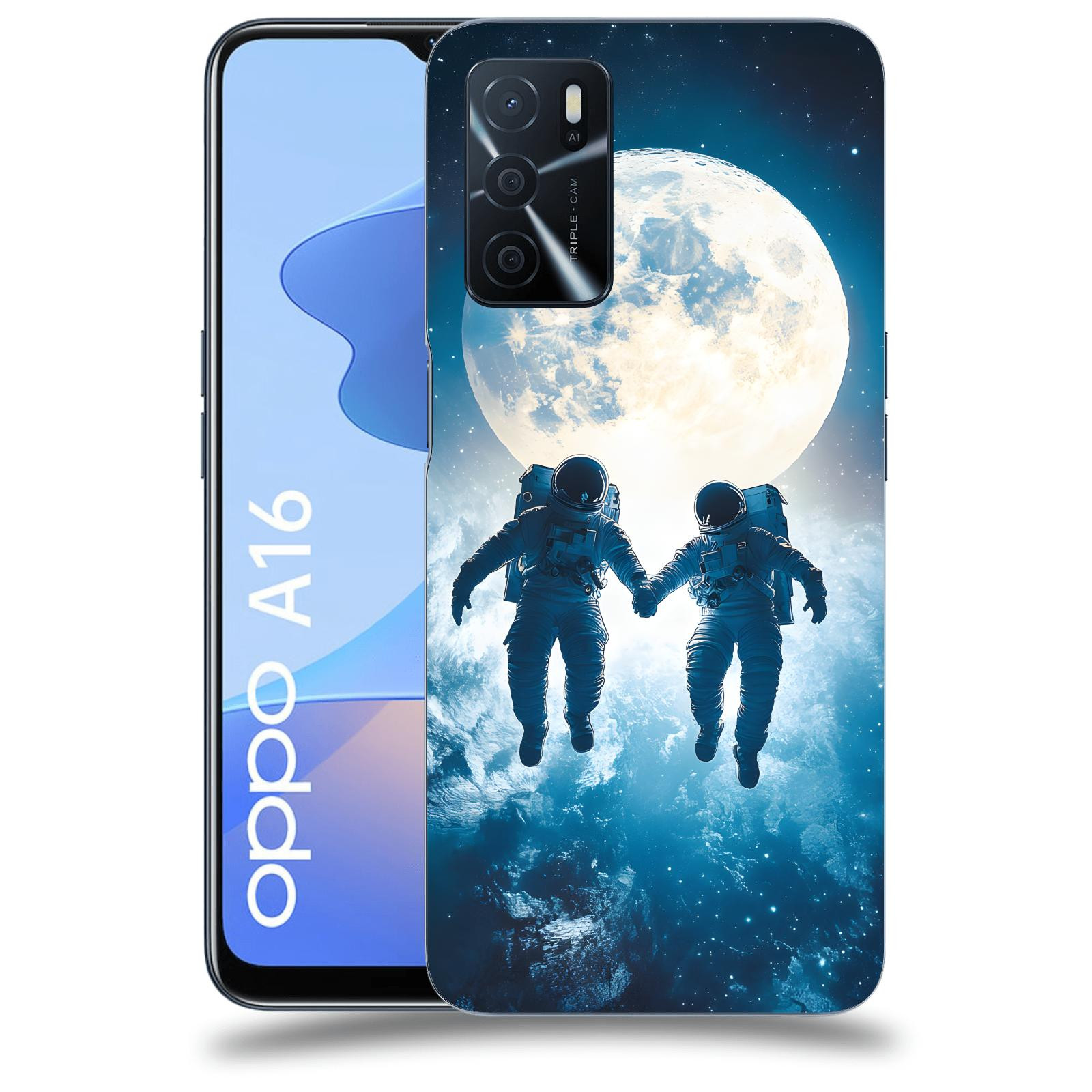 ACOVER Kryt na mobil OPPO A16 - Astronauts