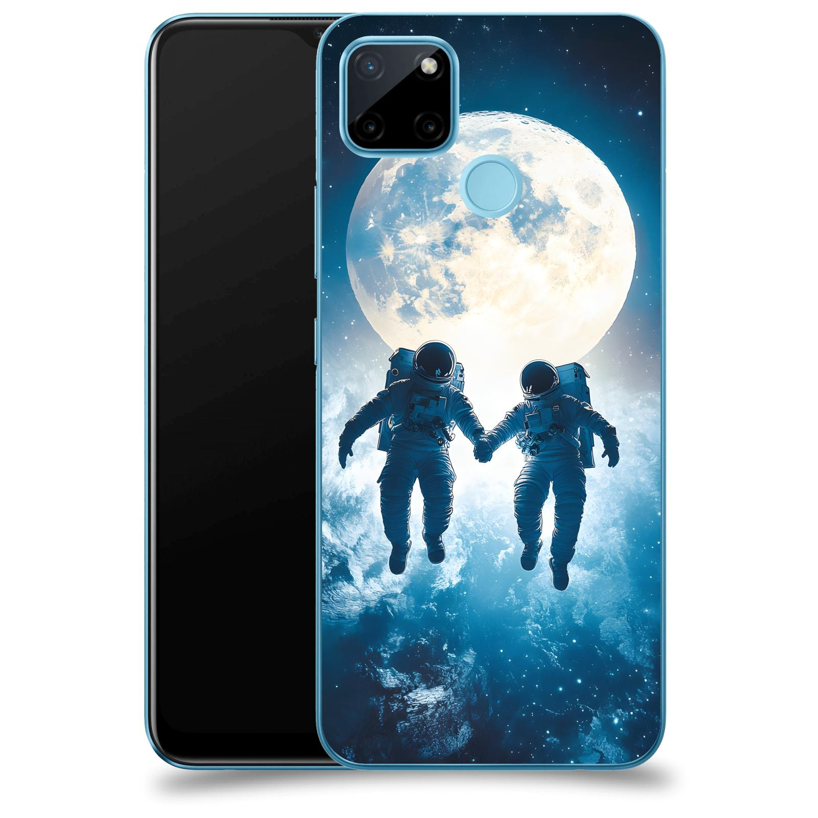 ACOVER Kryt na mobil Realme C21Y - Astronauts