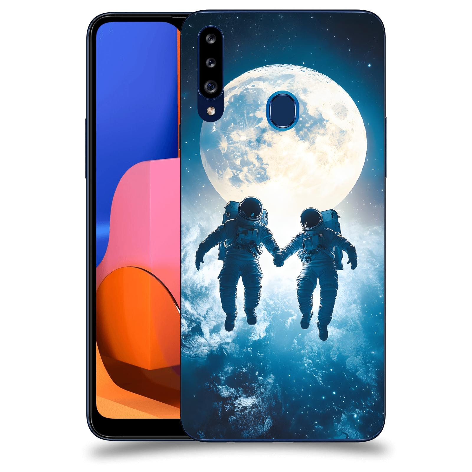 ACOVER Kryt na mobil Samsung Galaxy A20s - Astronauts