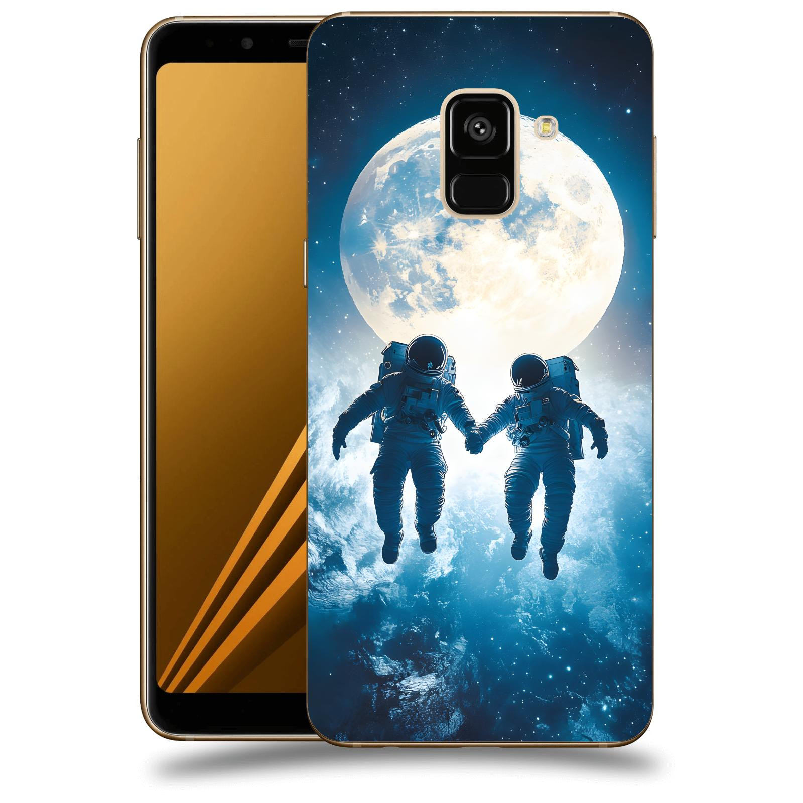 ACOVER Kryt na mobil Samsung Galaxy A8 2018 A530F - Astronauts
