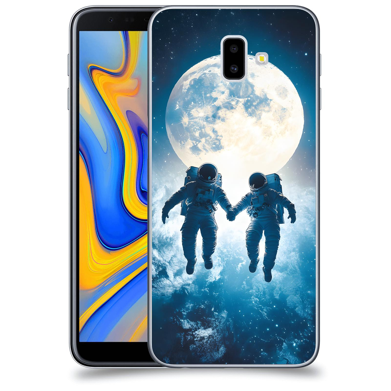 ACOVER Kryt na mobil Samsung Galaxy J6+ J610F - Astronauts