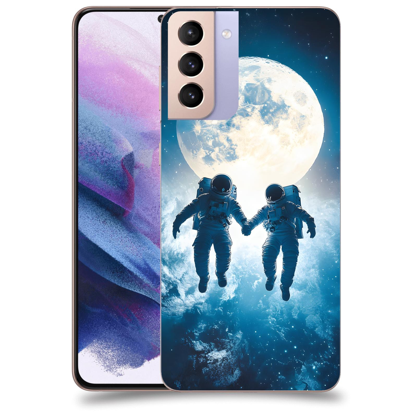 ACOVER Kryt na mobil Samsung Galaxy S21+ G996F - Astronauts