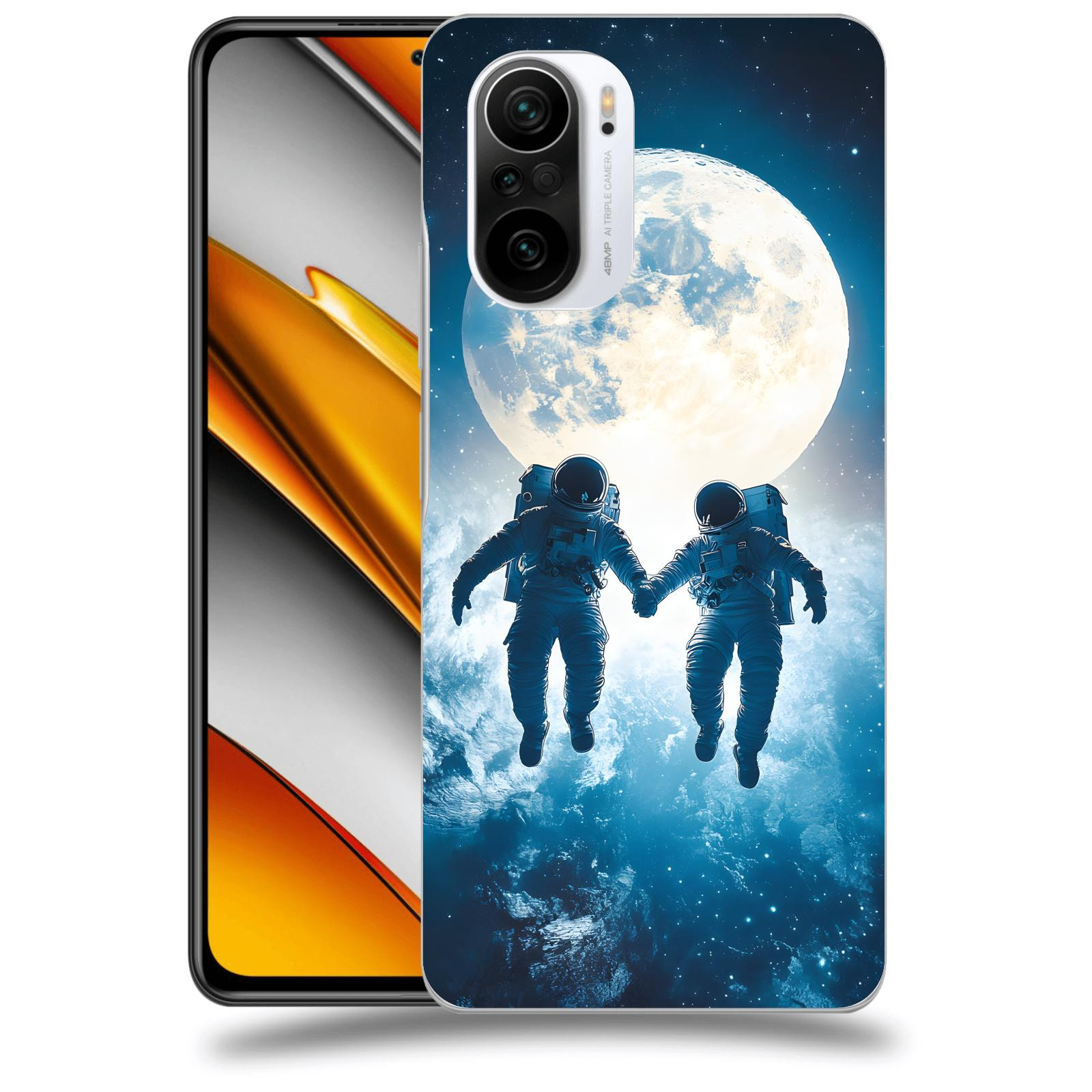 ACOVER Kryt na mobil Xiaomi Poco F3 - Astronauts