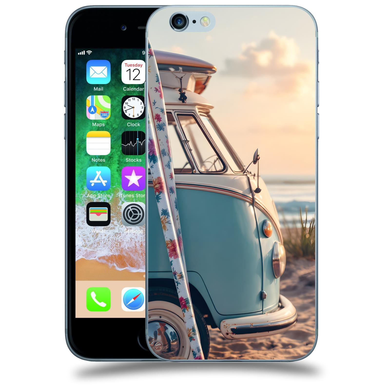 ACOVER Kryt na mobil Apple iPhone 6/6S - Retro Bus 2