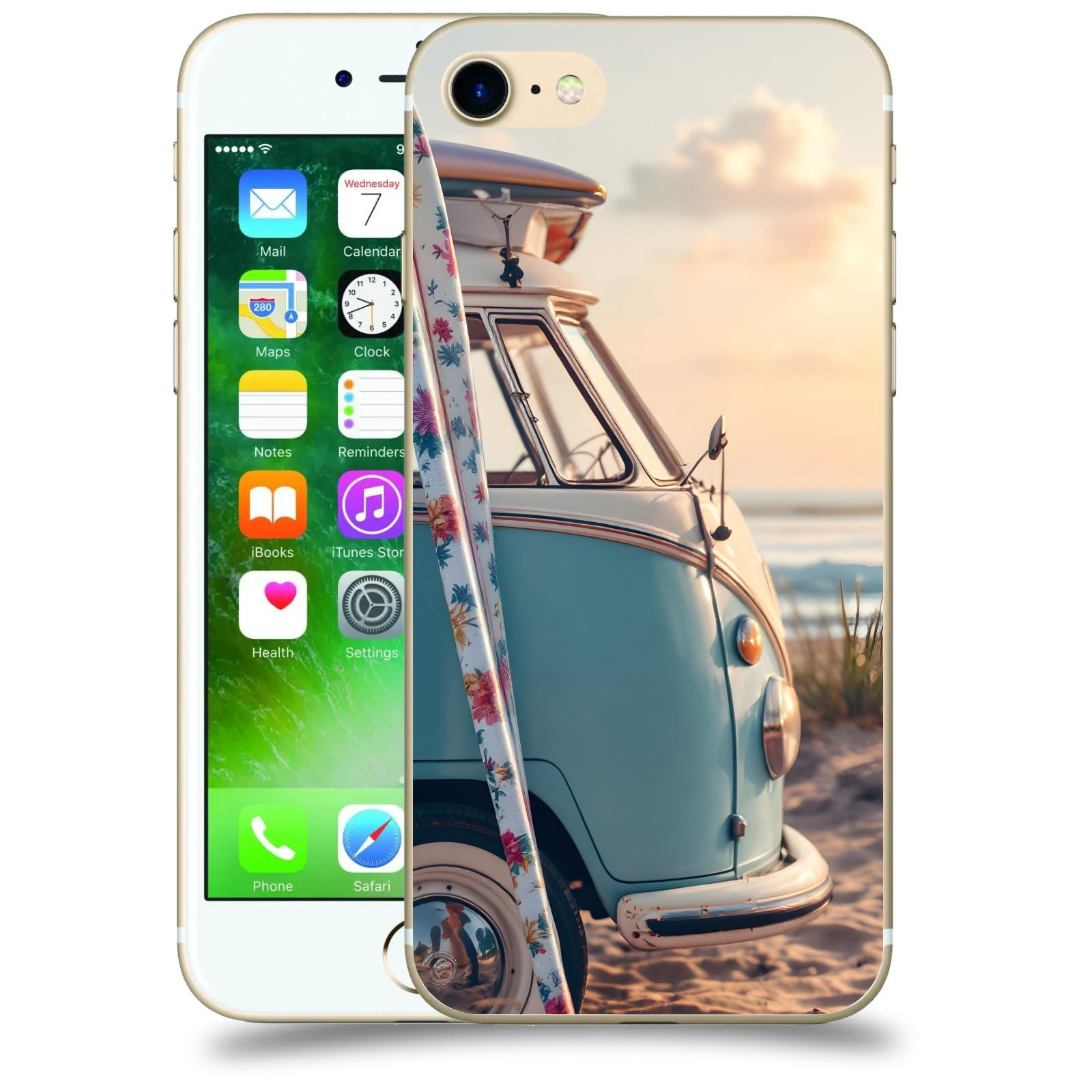 ACOVER Kryt na mobil Apple iPhone 7 - Retro Bus 2