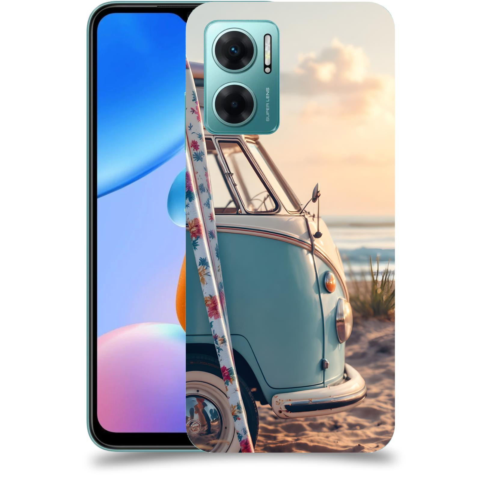 ACOVER Kryt na mobil Xiaomi Redmi 10 5G - Retro Bus 2