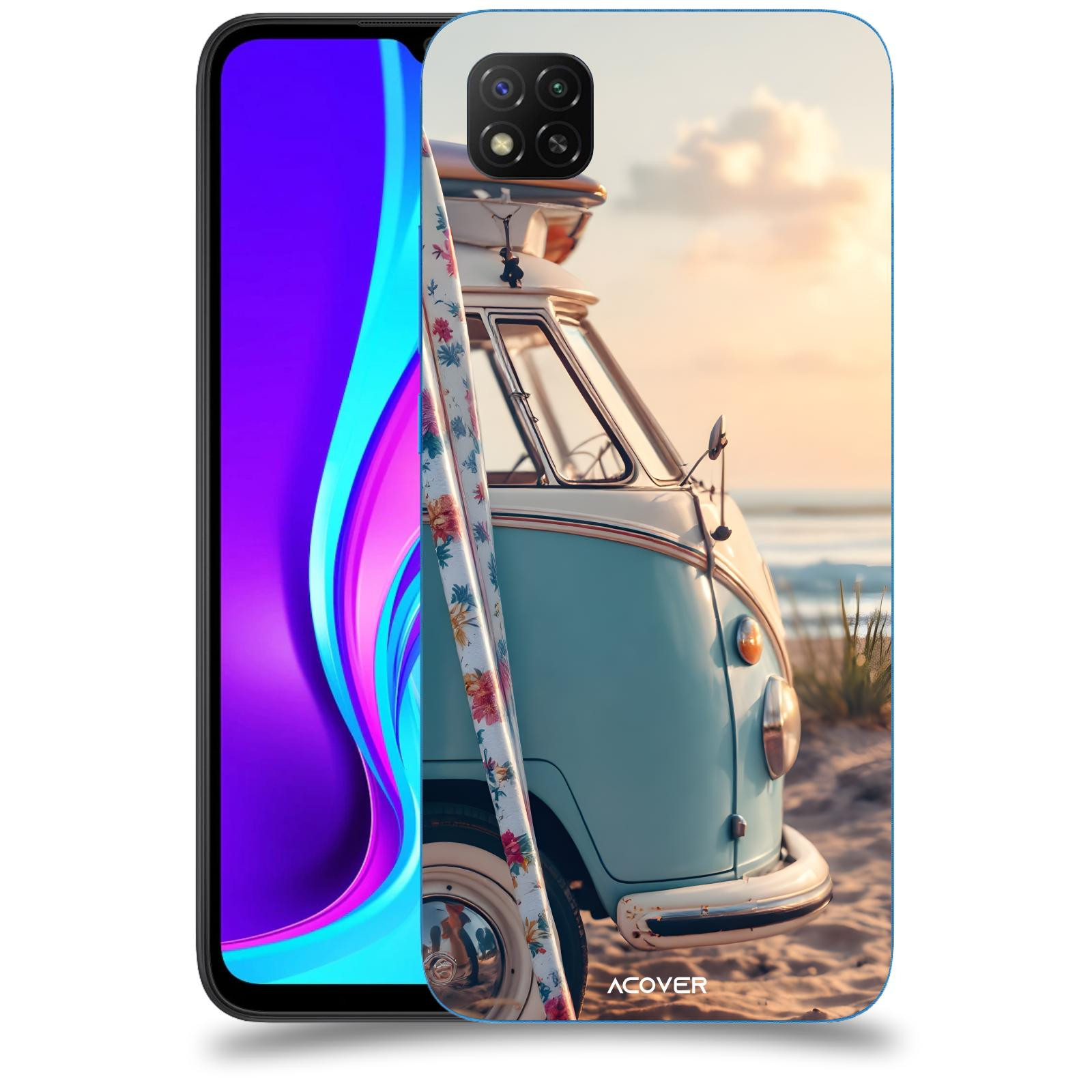 ACOVER Kryt na mobil Xiaomi Redmi 9C - Retro Bus 2