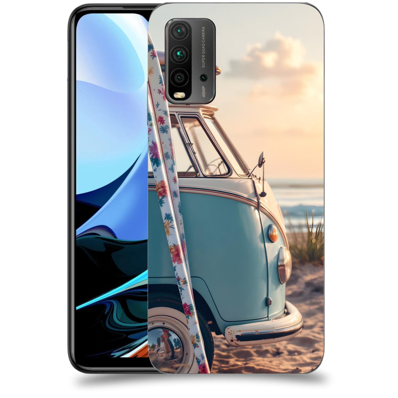 ACOVER Kryt na mobil Xiaomi Redmi 9T - Retro Bus 2