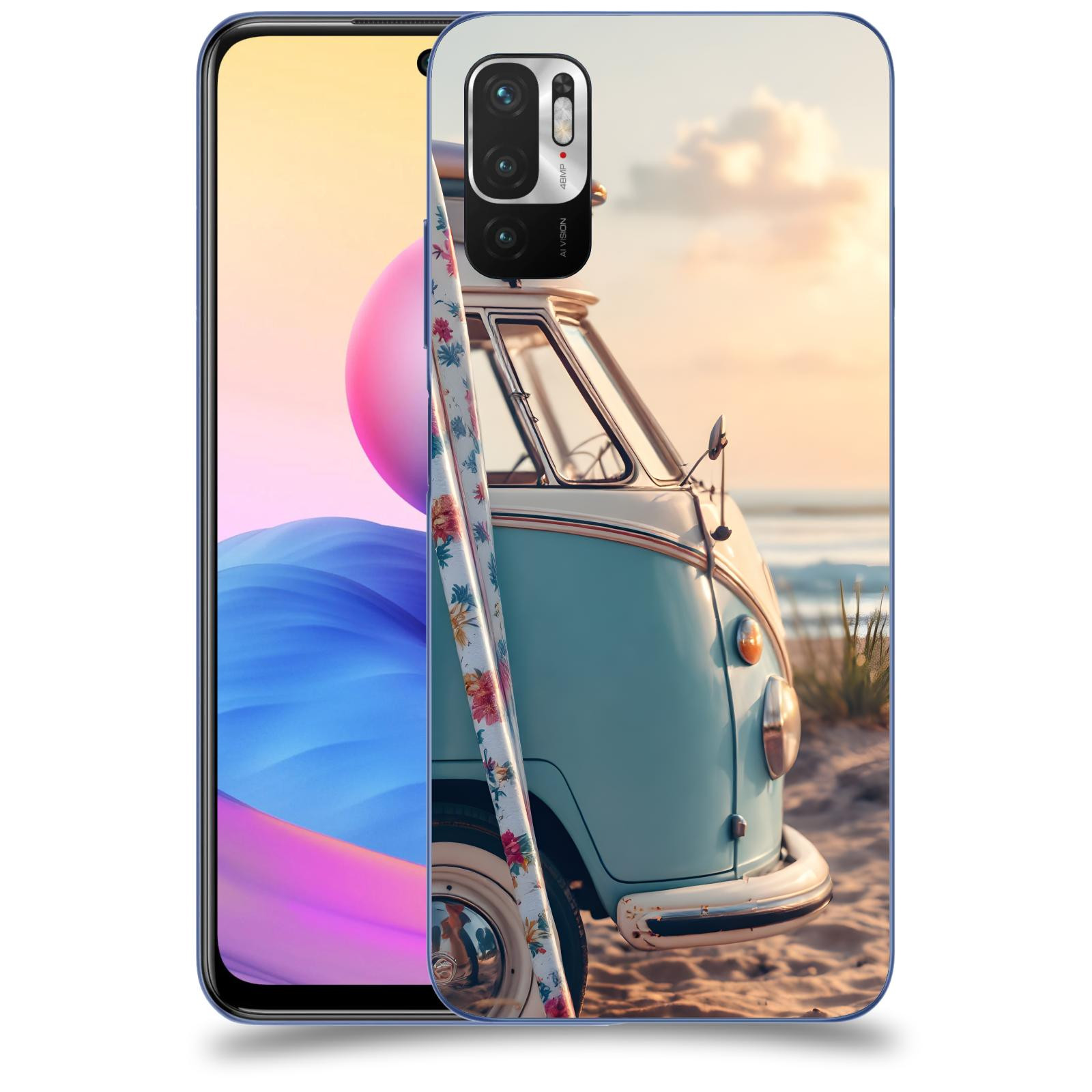 ACOVER Kryt na mobil Xiaomi Redmi Note 10 5G - Retro Bus 2