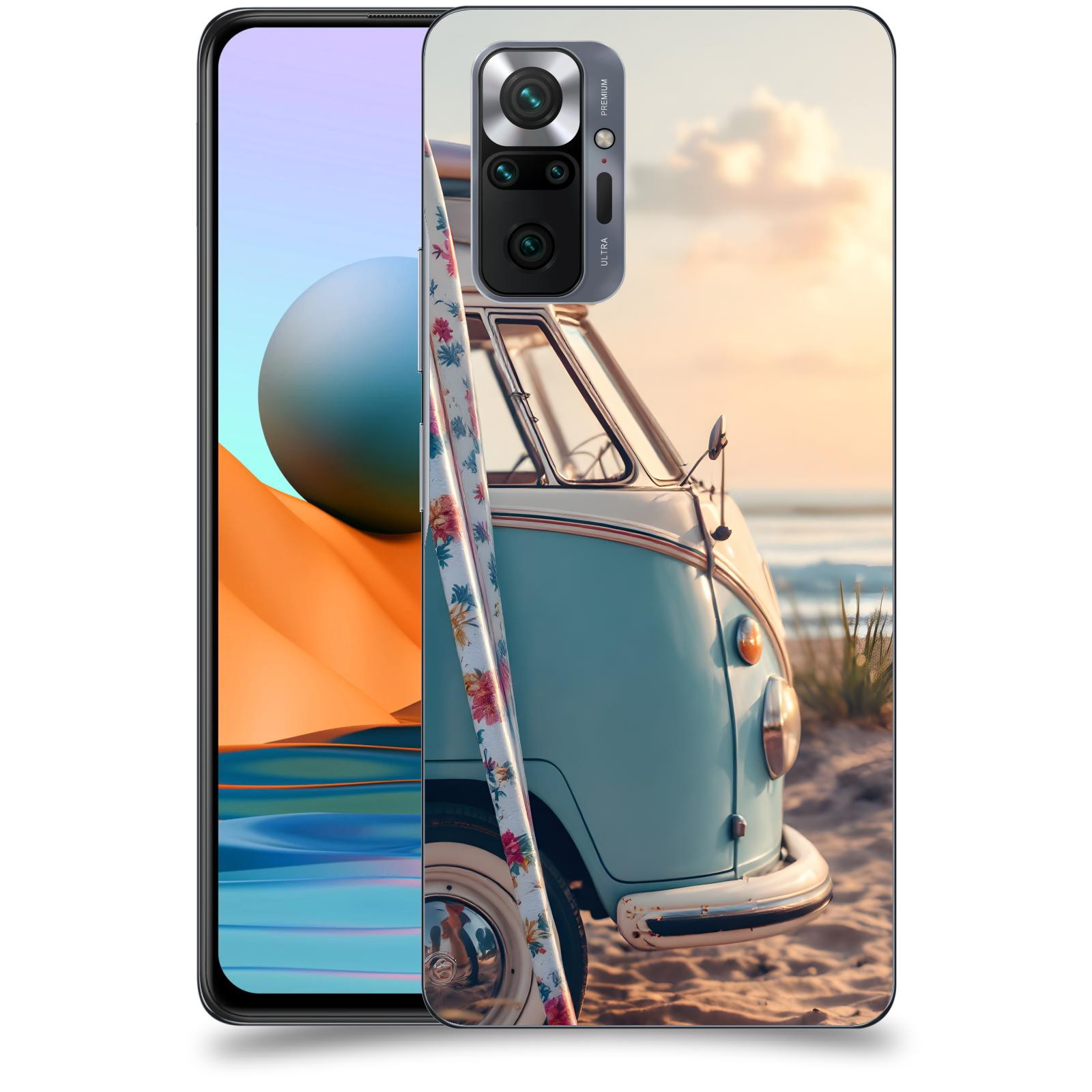 ACOVER Kryt na mobil Xiaomi Redmi Note 10 Pro - Retro Bus 2