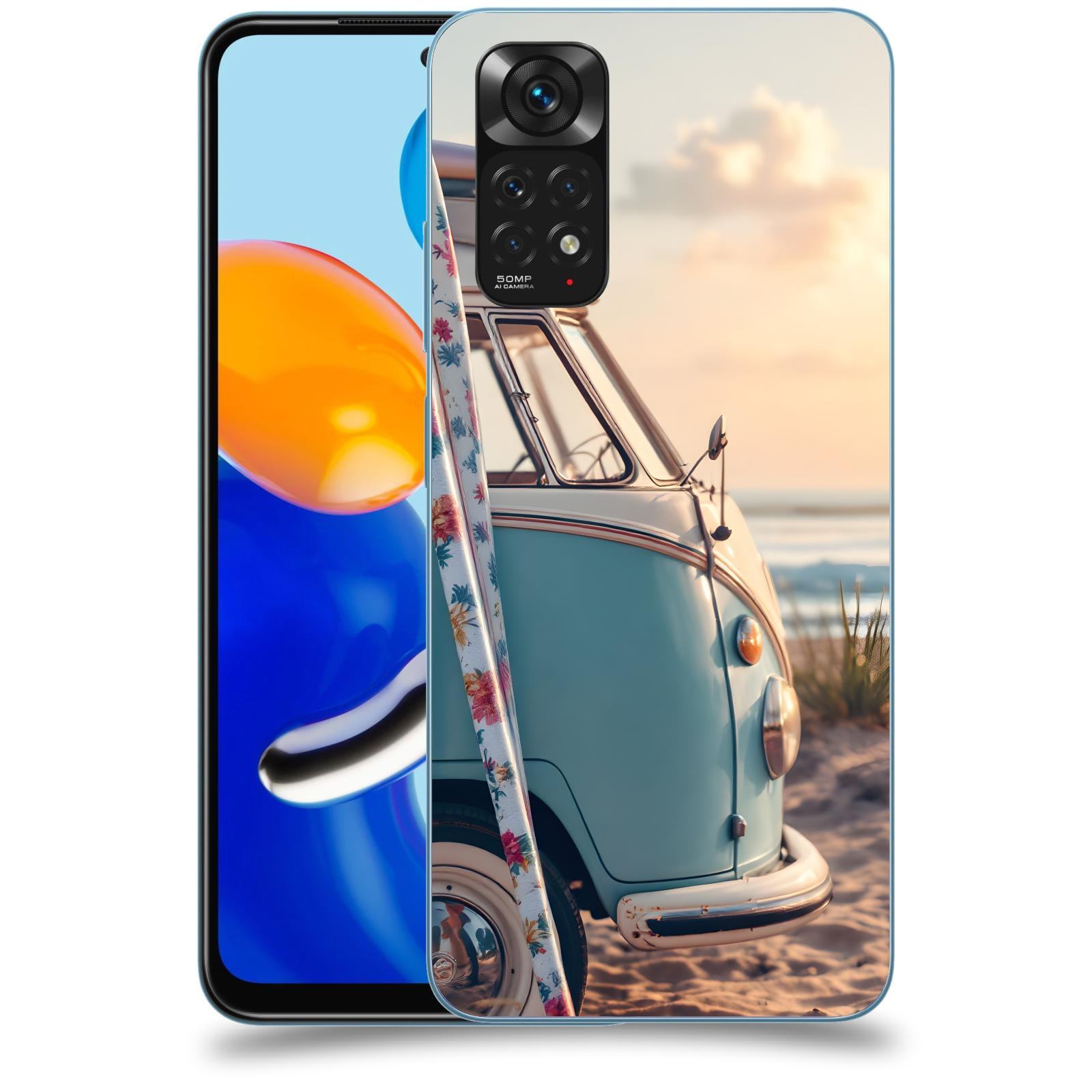 ACOVER Kryt na mobil Xiaomi Redmi Note 11 - Retro Bus 2