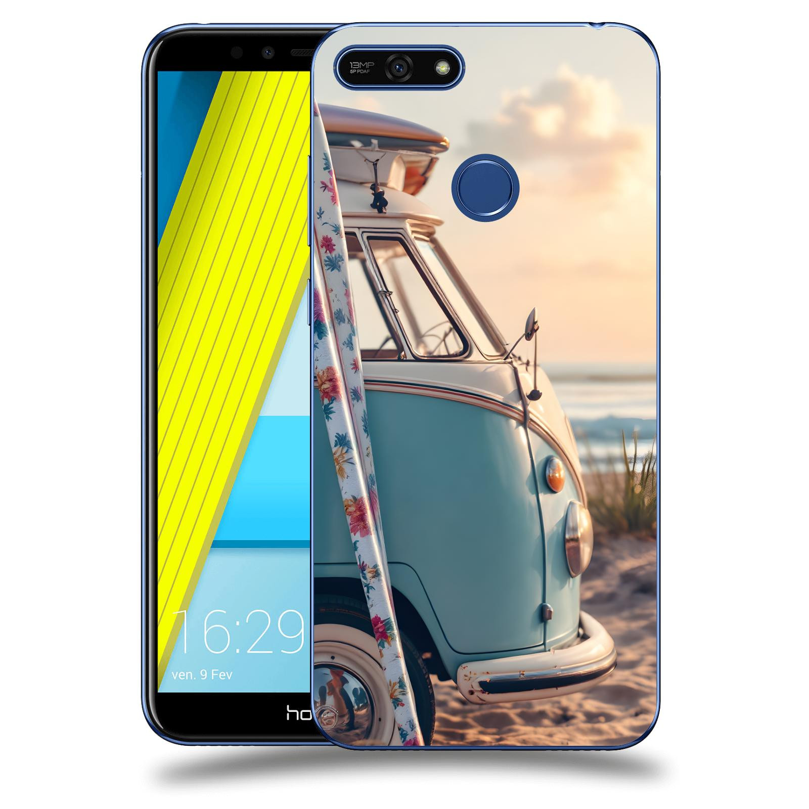 ACOVER Kryt na mobil Honor 7A - Retro Bus 2