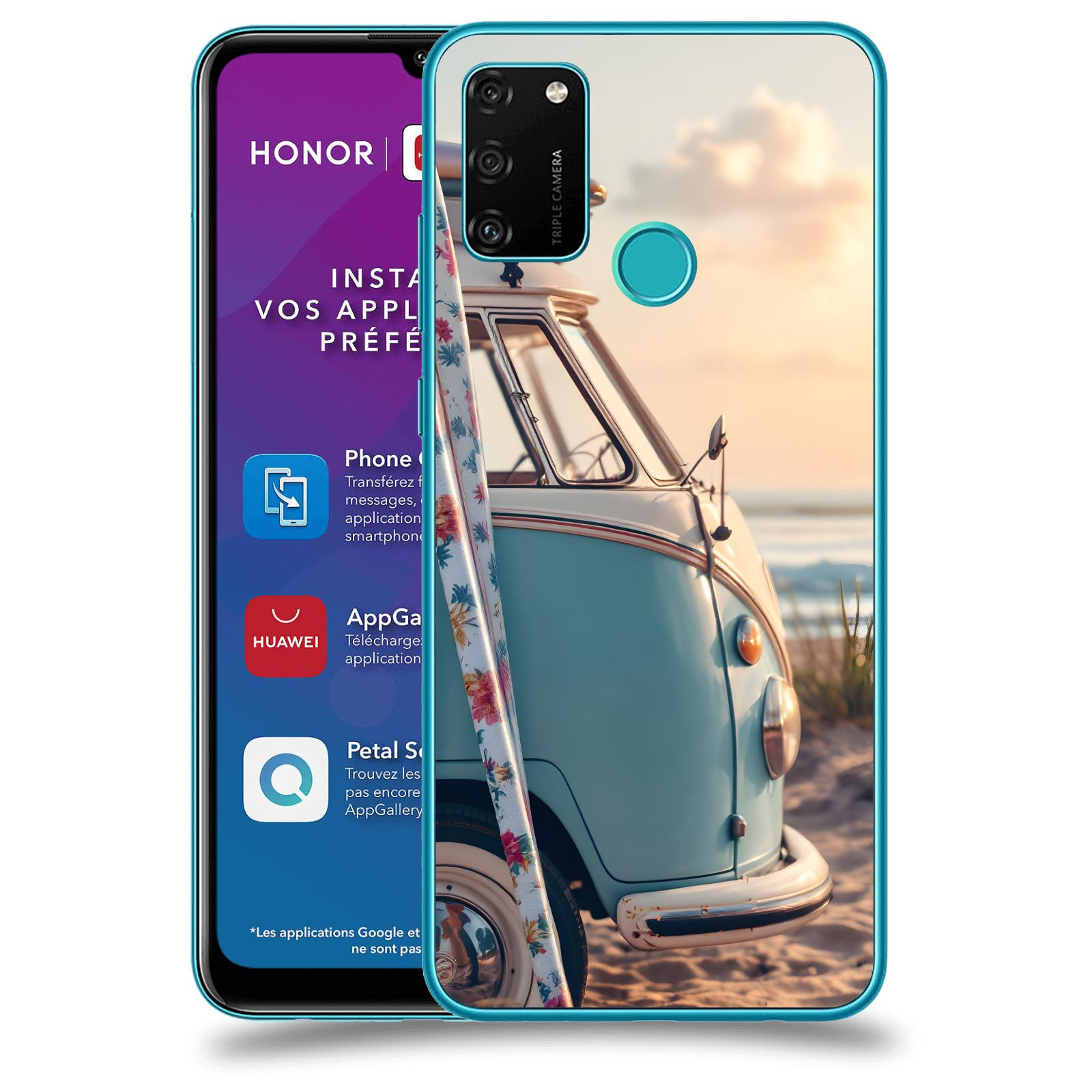 ACOVER Kryt na mobil Honor 9A - Retro Bus 2