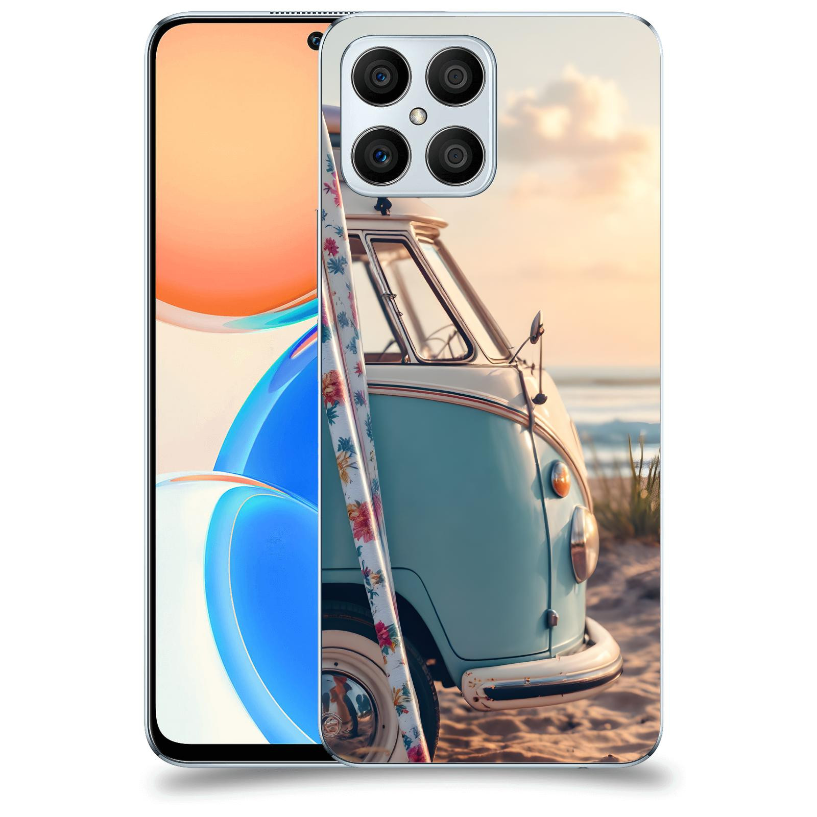 ACOVER Kryt na mobil Honor X8 5G - Retro Bus 2