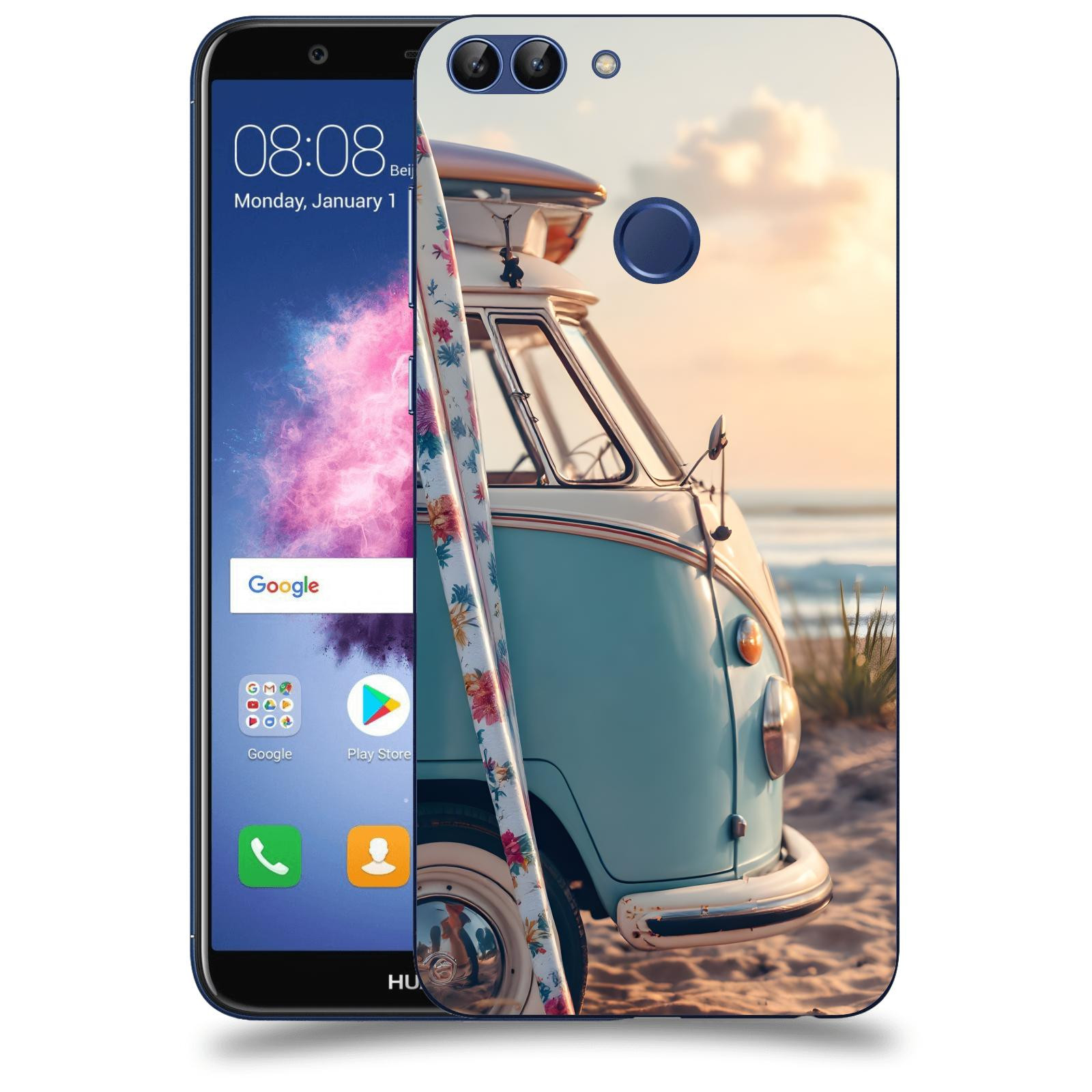 ACOVER Kryt na mobil Huawei P Smart - Retro Bus 2