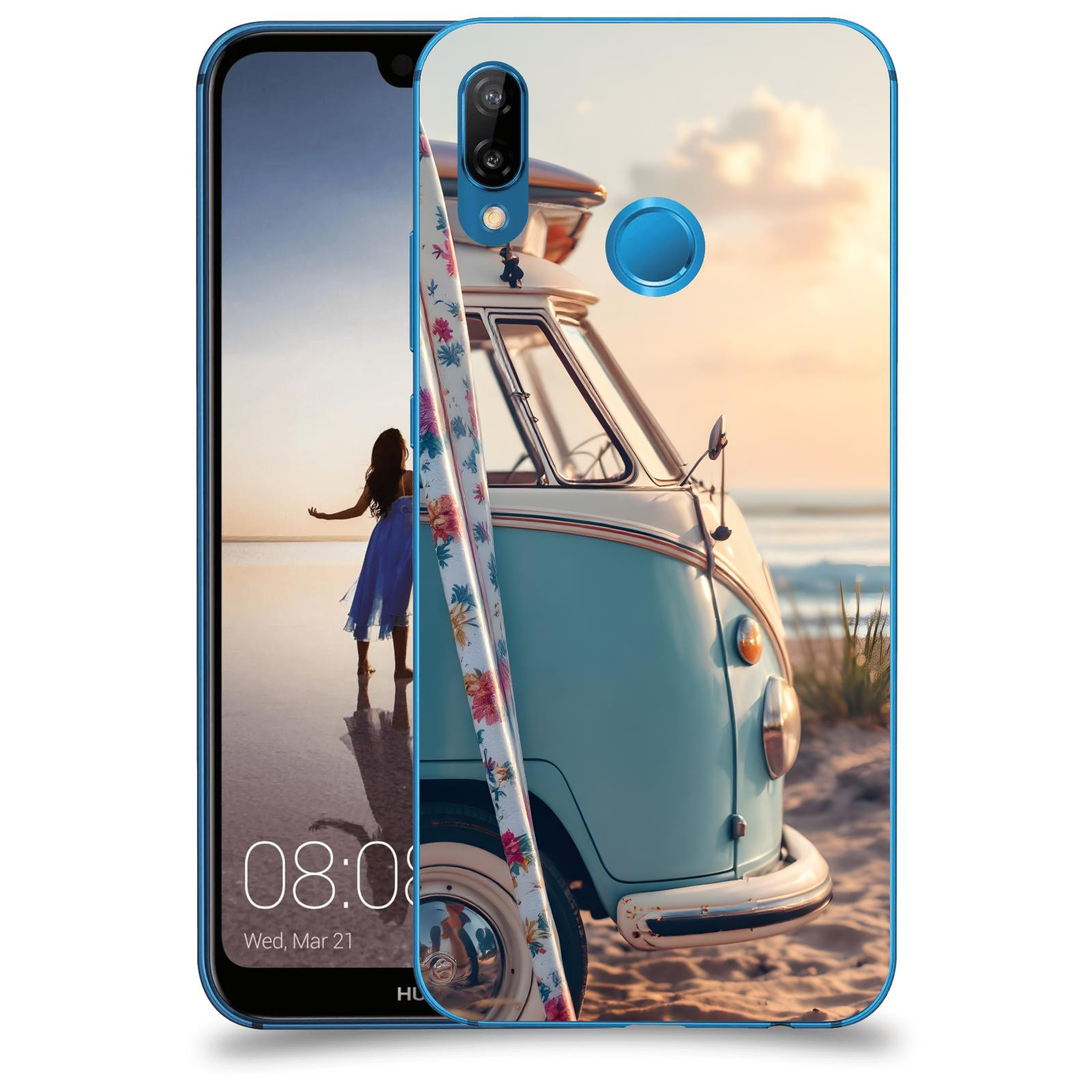 ACOVER Kryt na mobil Huawei P20 Lite - Retro Bus 2