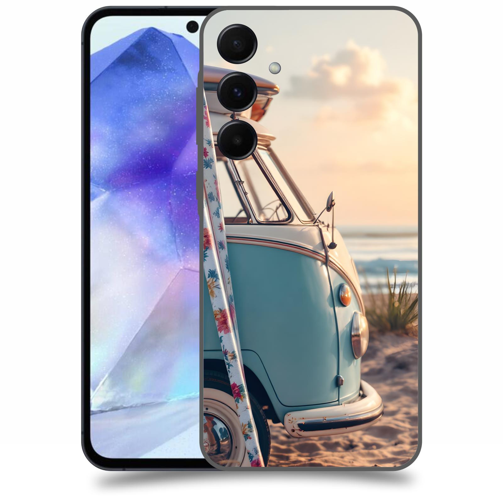 ACOVER Kryt na mobil Samsung Galaxy A55 5G - Retro Bus 2
