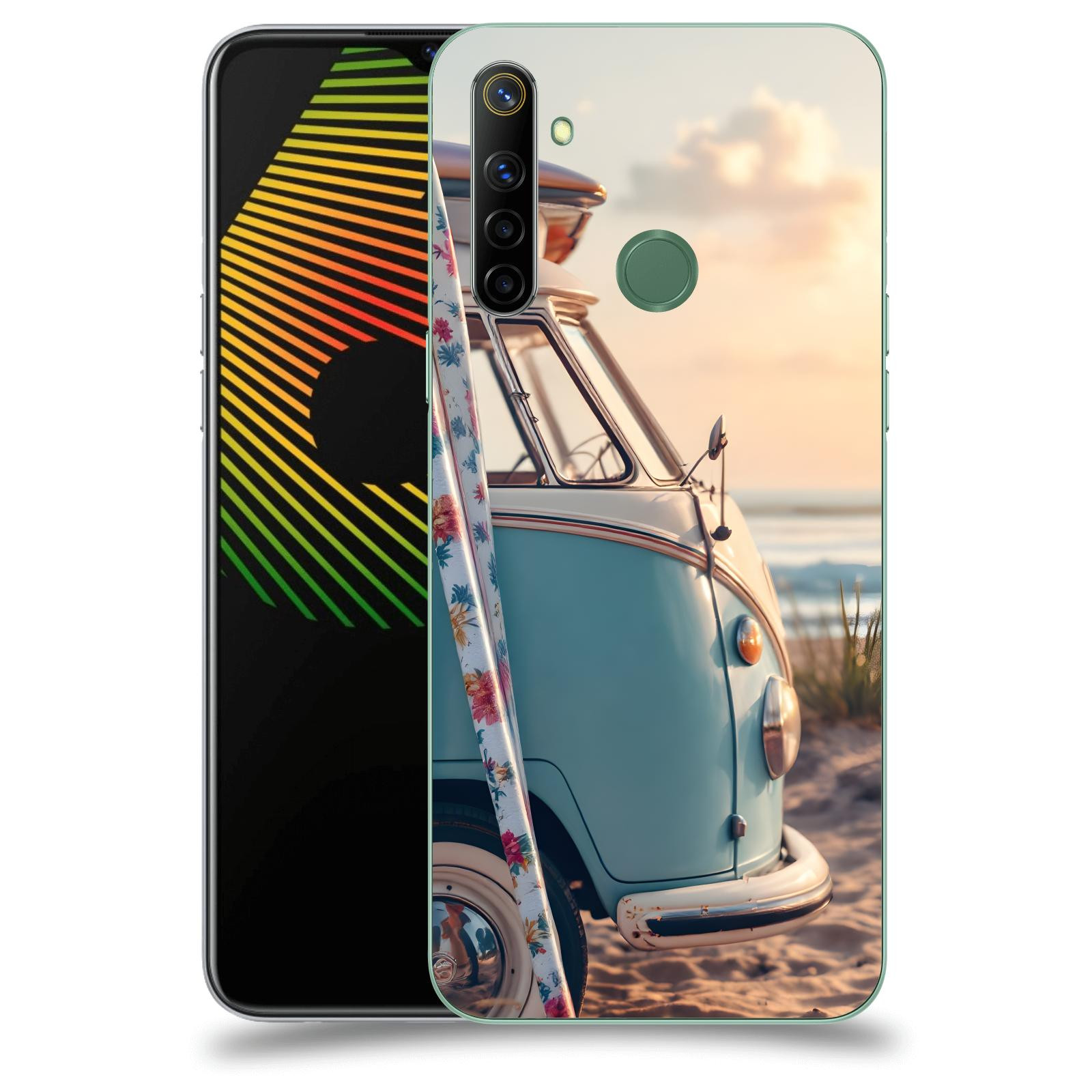 ACOVER Kryt na mobil Realme 6i - Retro Bus 2