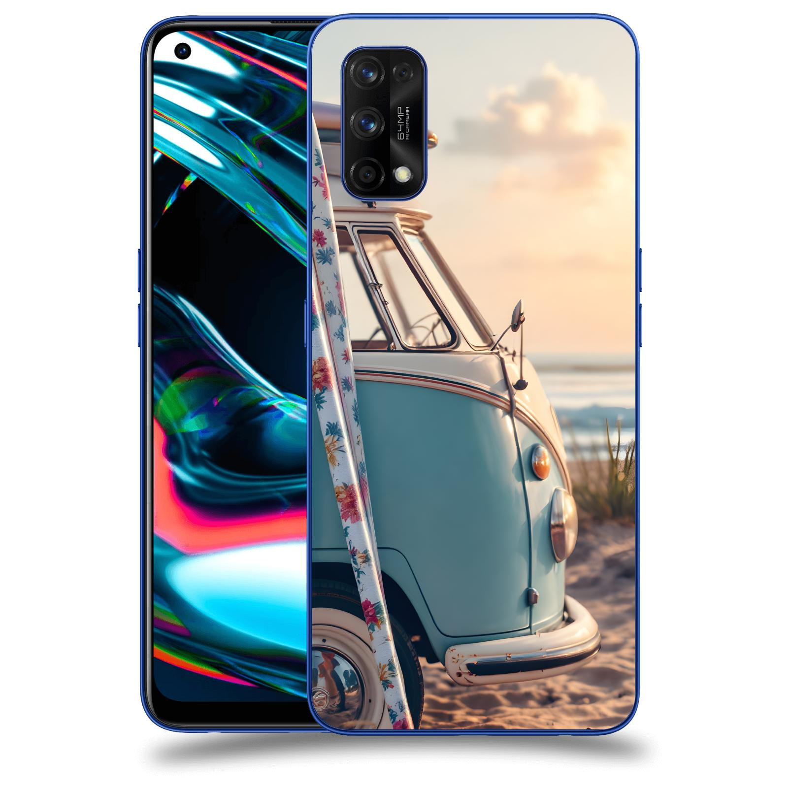 ACOVER Kryt na mobil Realme 7 Pro - Retro Bus 2