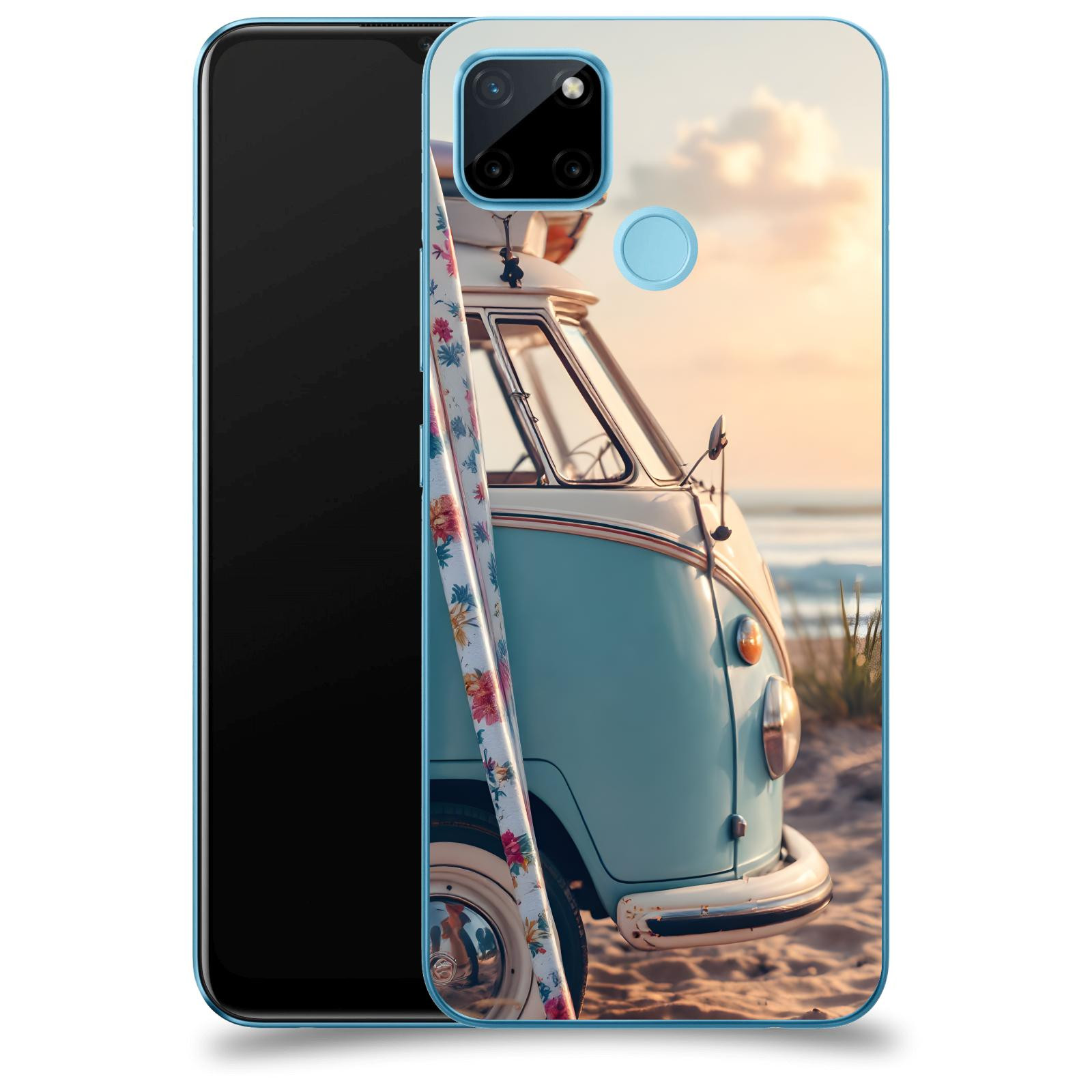 ACOVER Kryt na mobil Realme C21Y - Retro Bus 2