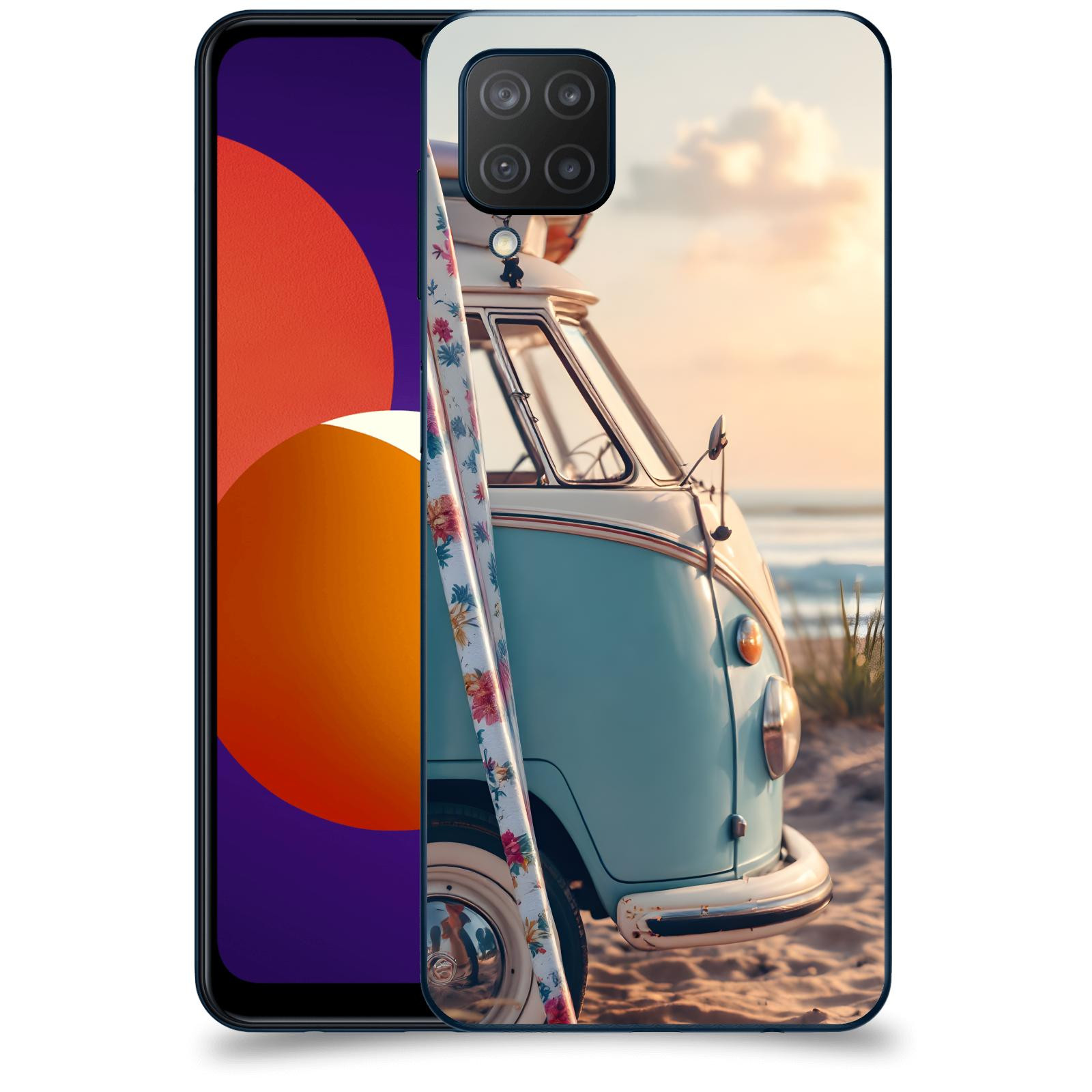 ACOVER Kryt na mobil Samsung Galaxy M12 M127F - Retro Bus 2