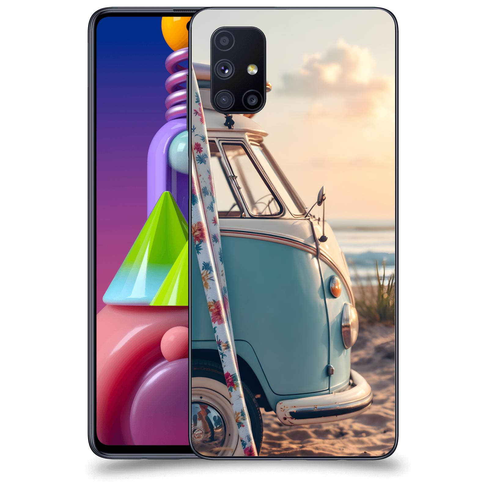 ACOVER Kryt na mobil Samsung Galaxy M51 M515F - Retro Bus 2