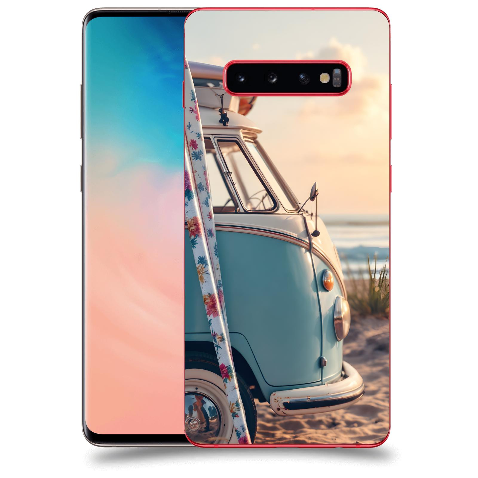 ACOVER Kryt na mobil Samsung Galaxy S10 Plus G975 - Retro Bus 2