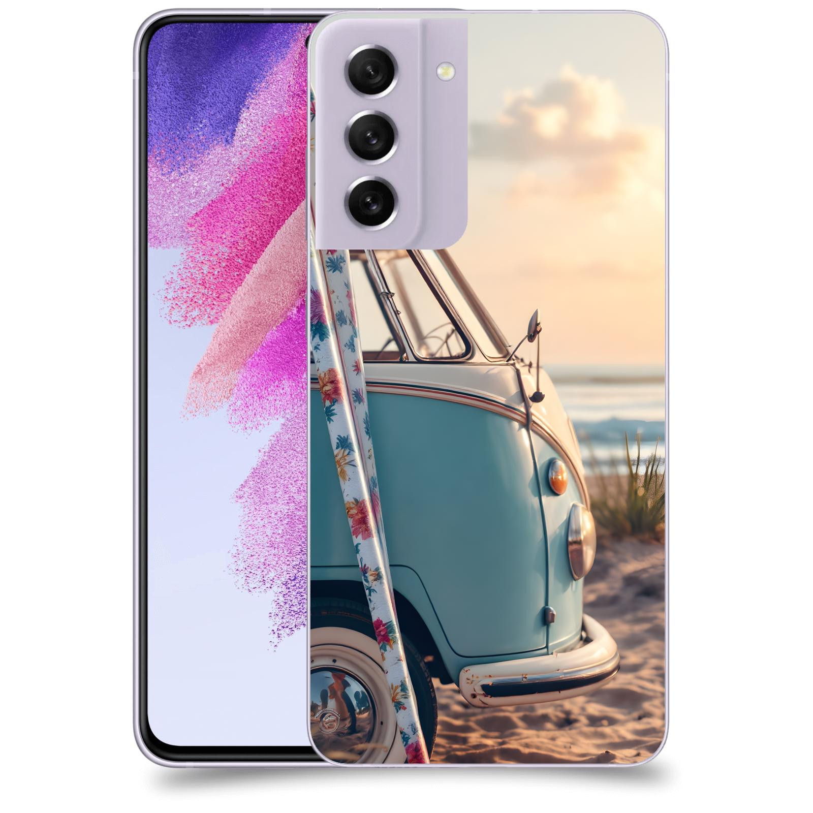 ACOVER Kryt na mobil Samsung Galaxy S21 FE 5G - Retro Bus 2