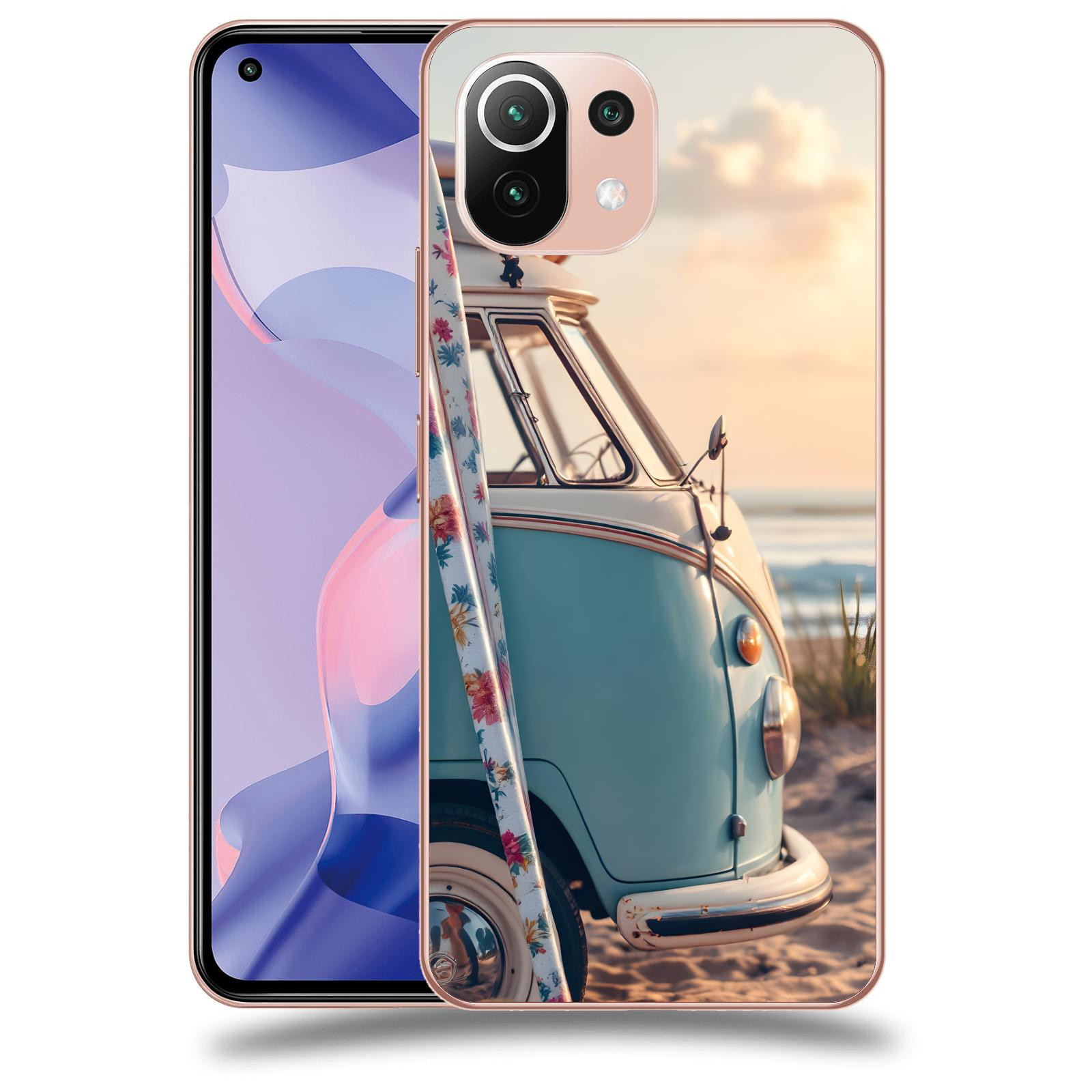 ACOVER Kryt na mobil Xiaomi 11 Lite 5G NE - Retro Bus 2